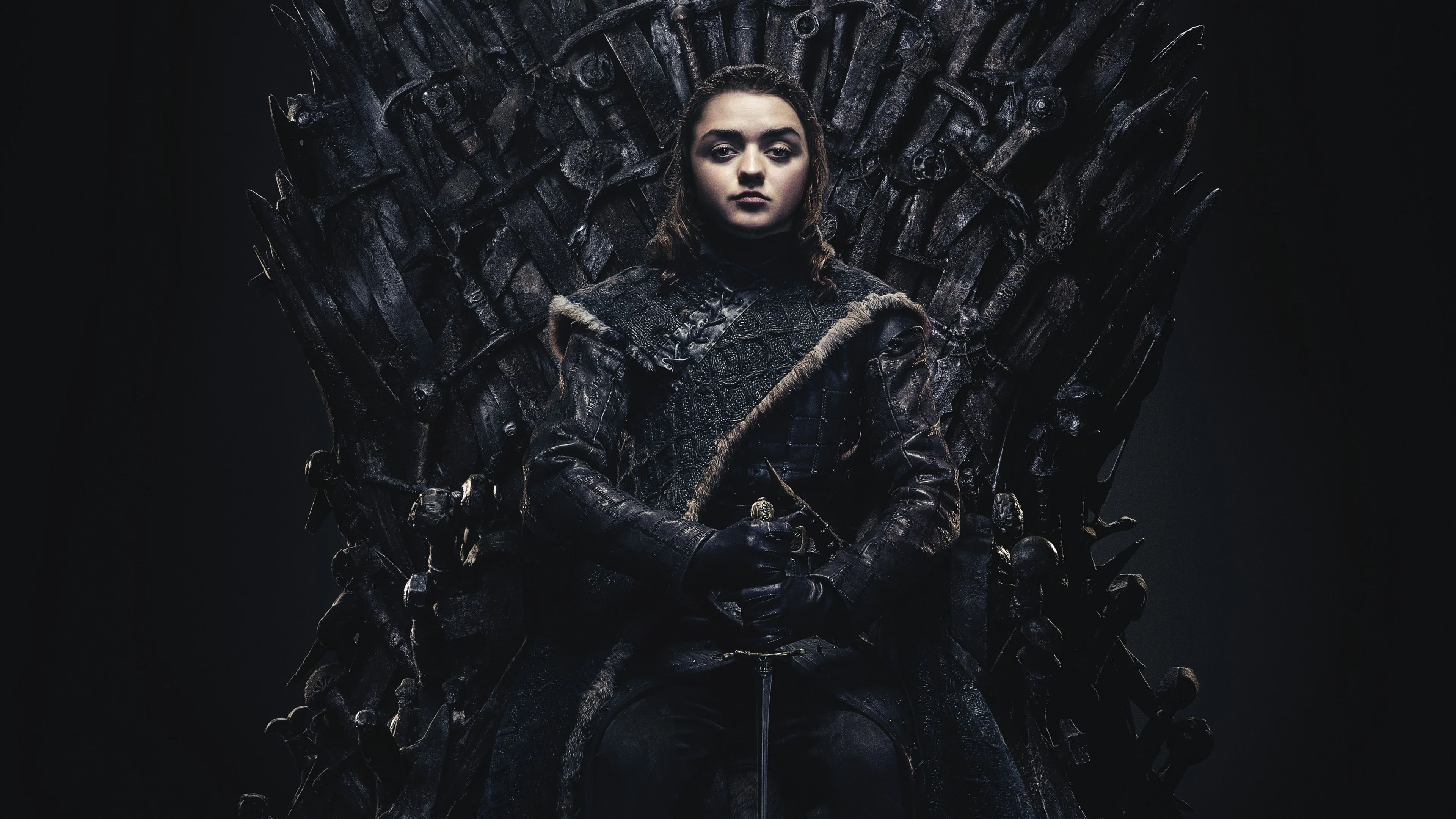 Maisie Williams, Game of Thrones, Arya Stark, Backgrounds, 3840x2160 4K Desktop