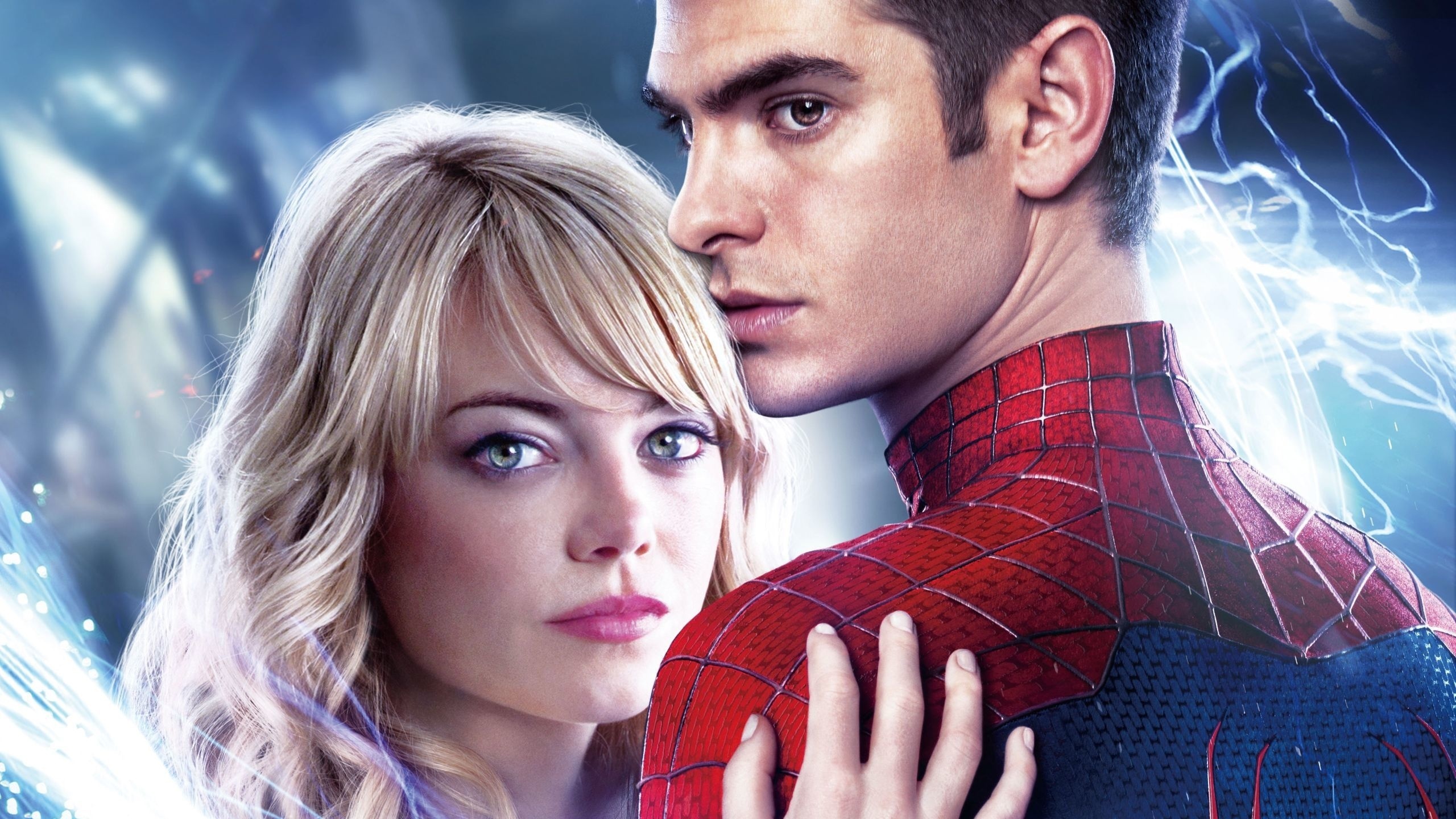 Andrew Garfield, Emma Stone, Spider-Man, 2560x1440 HD Desktop