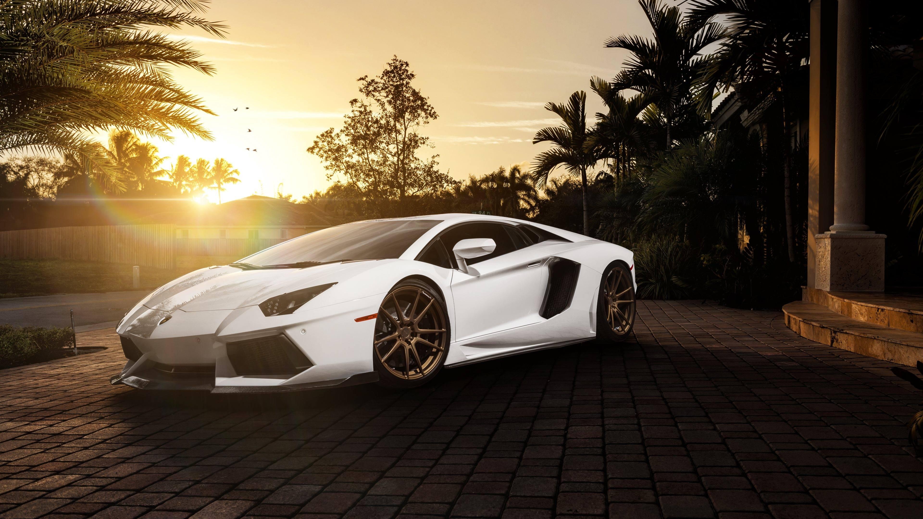 Lamborghini Aventador, Stunning 4K visuals, Automotive perfection, Luxury and power, 3840x2160 4K Desktop