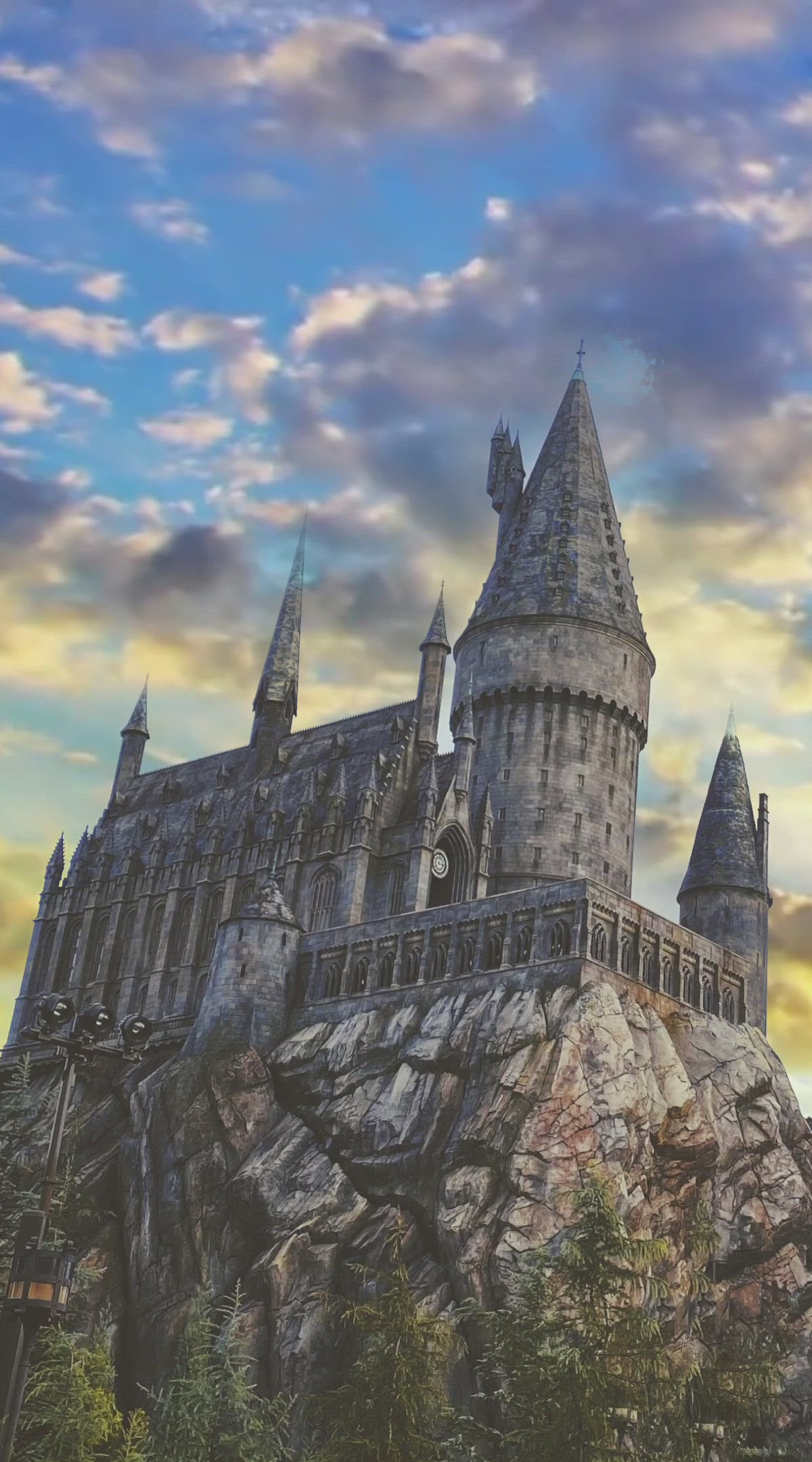 Hogwarts Castle, Iconic landmark, Harry Potter's home, Magical charm, 1200x2160 HD Phone