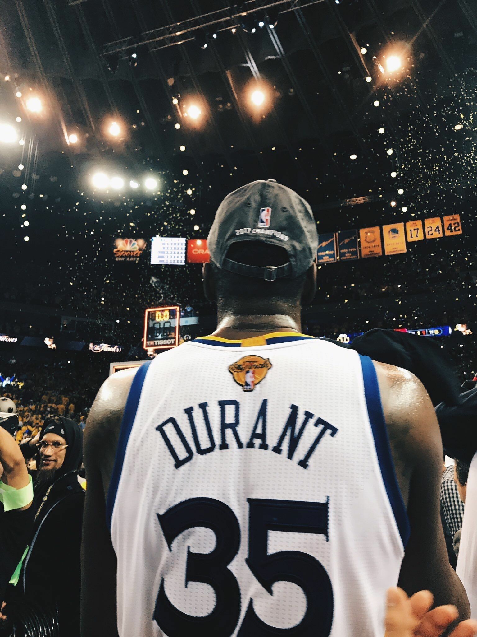 Kevin Durant: He has been named to ten All-NBA teams (including six First Teams). 1540x2050 HD Background.