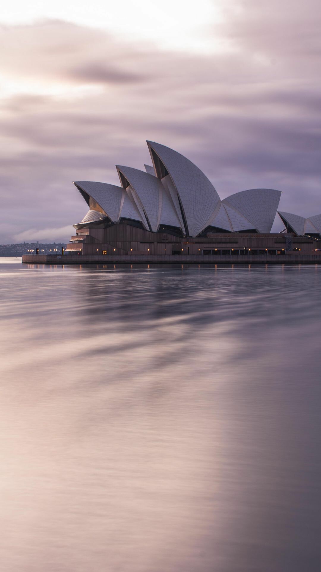 Australia: Sydney Opera House, Australian landmark. 1080x1920 Full HD Background.