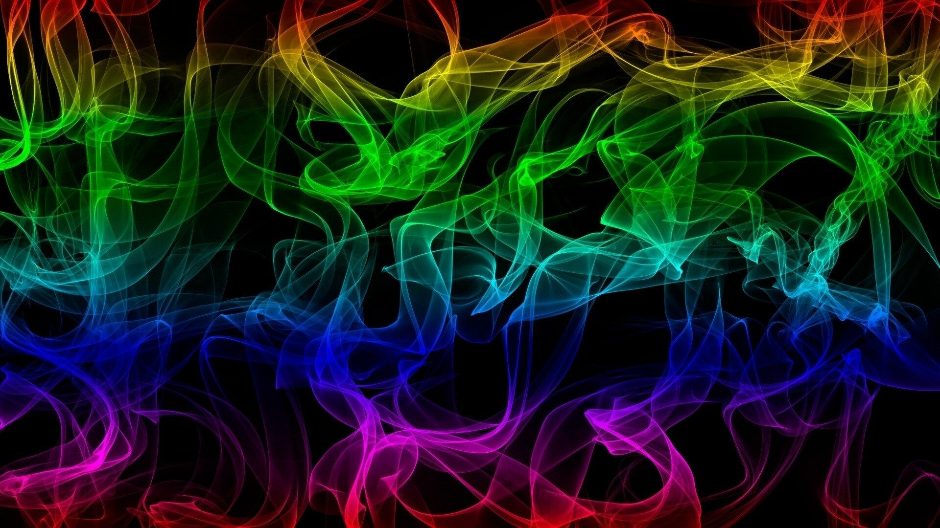 Rainbow Colors: Multitone digital pattern, An abstract art. 1920x1080 Full HD Background.