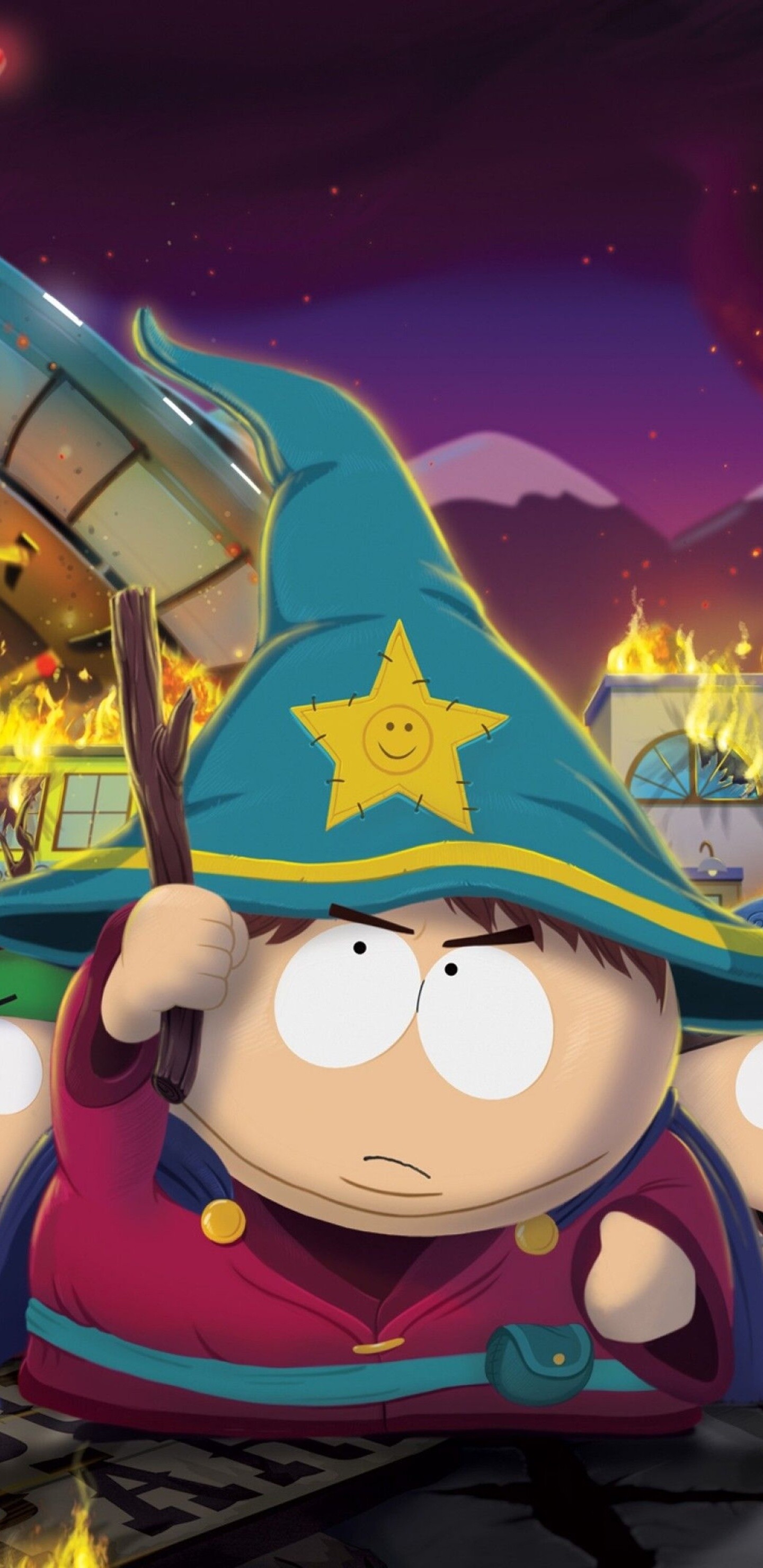 South Park: The Stick of Truth, Released in 2017, Grand Wizard King Cartman. 1440x2960 HD Wallpaper.