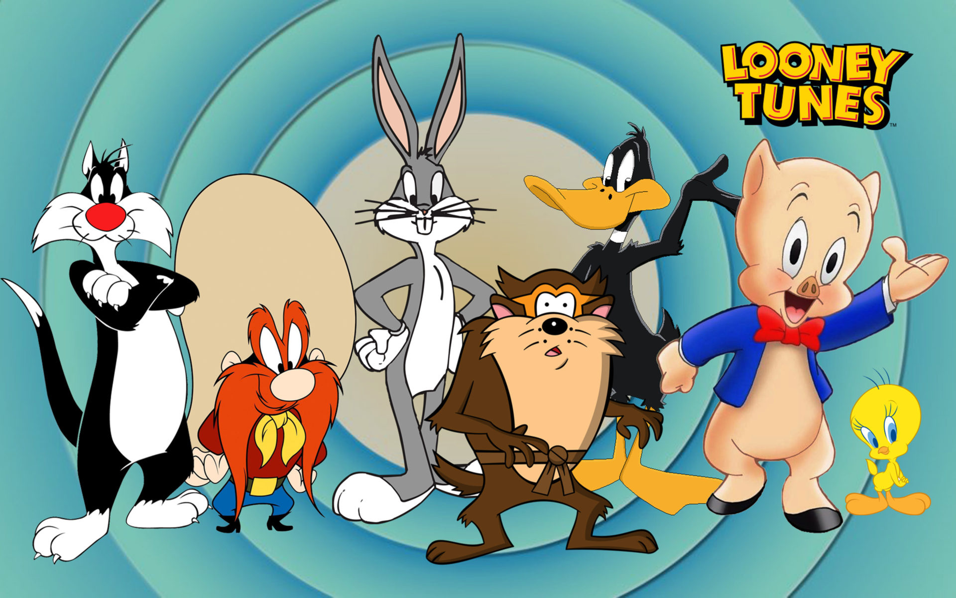 Yosemite Sam, Looney Tunes, Sylvester the Cat, HD desktop wallpaper, 1920x1200 HD Desktop