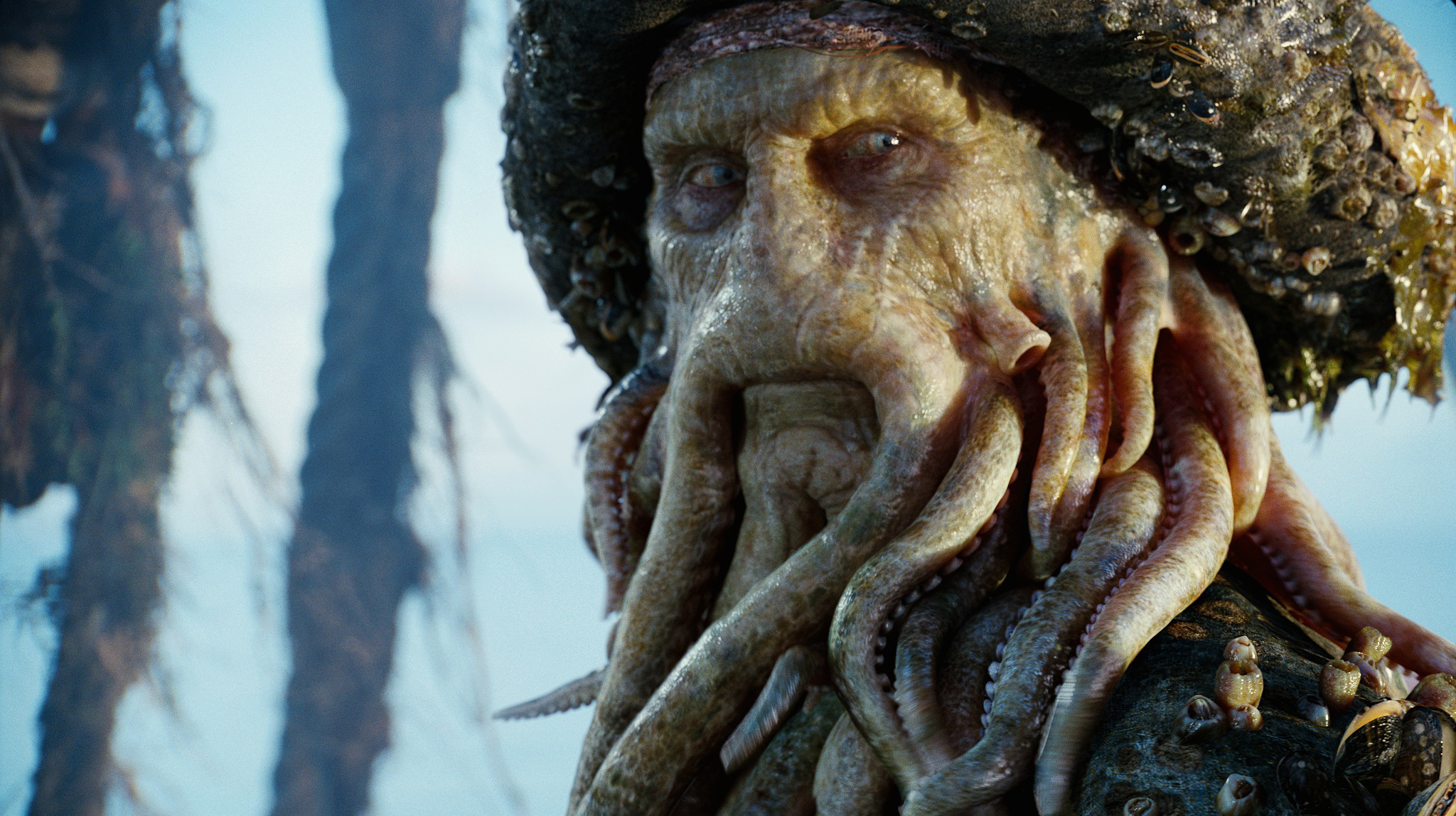 Davy Jones, High definition, Mythical character, Mysterious, 2050x1150 HD Desktop