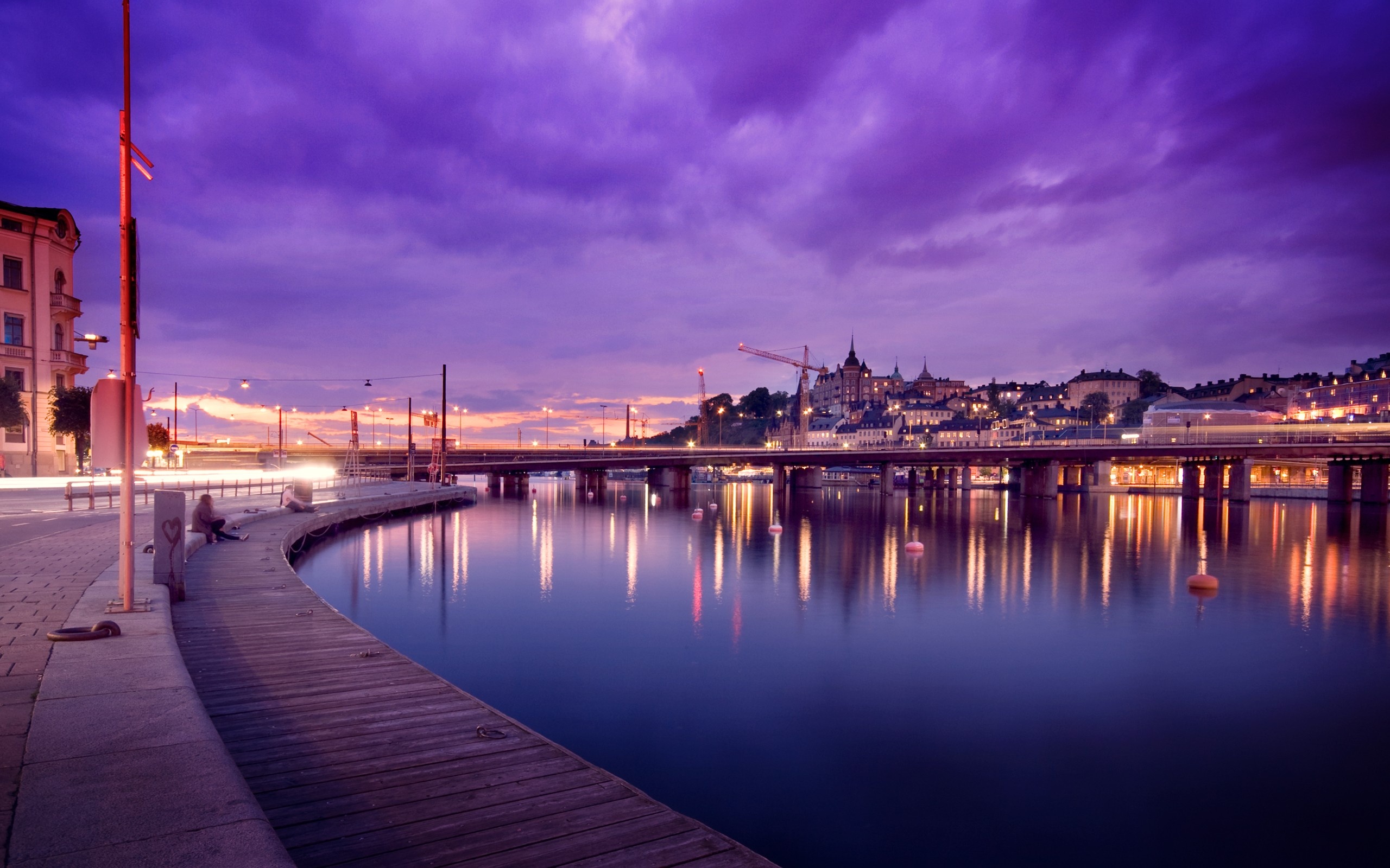 Stockholm, Travels, Reflective city, Breathtaking views, 2560x1600 HD Desktop