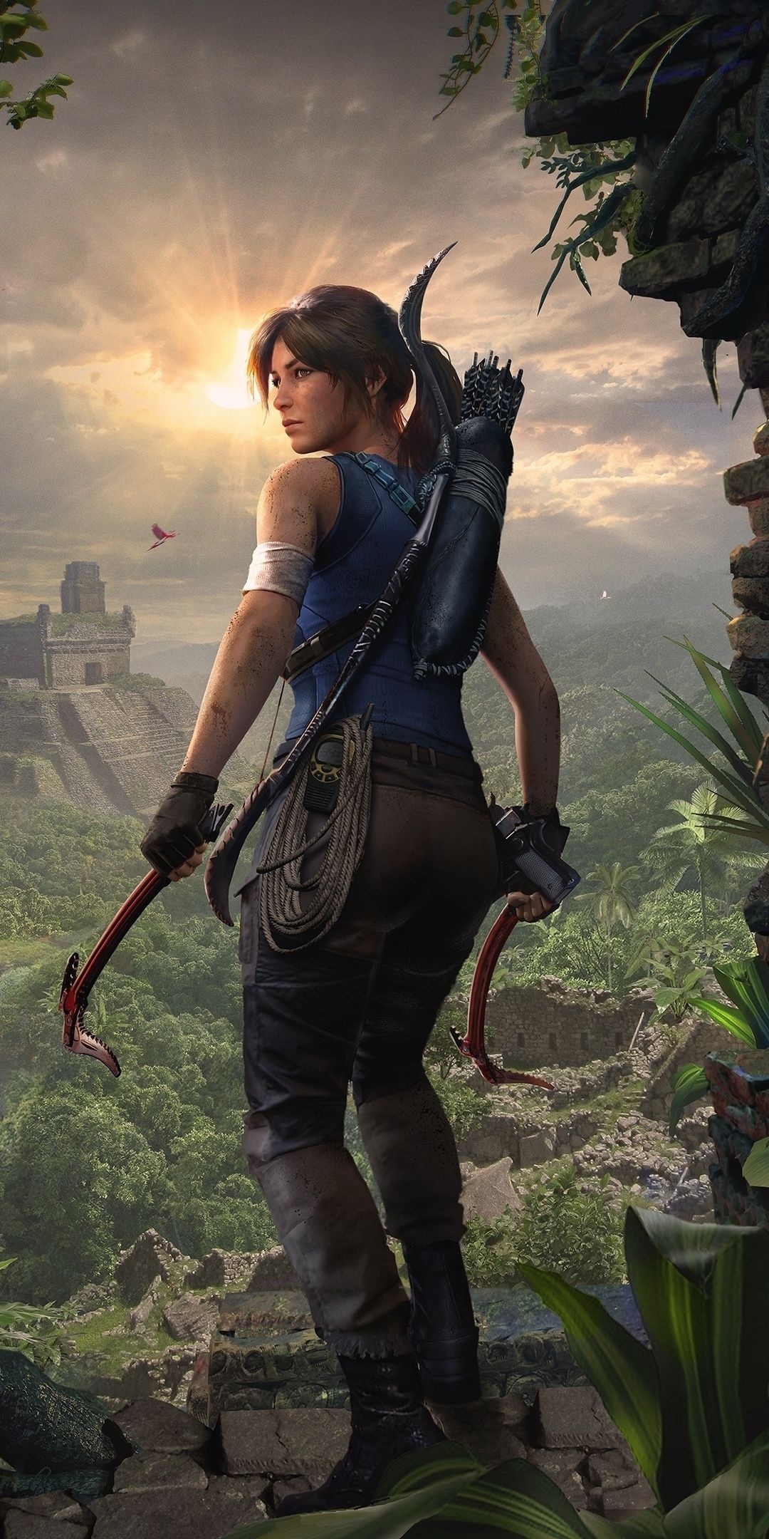 Lara Croft, Tomb Raider, Mystery unraveling, Complex puzzles, Daring exploration, 1080x2160 HD Handy