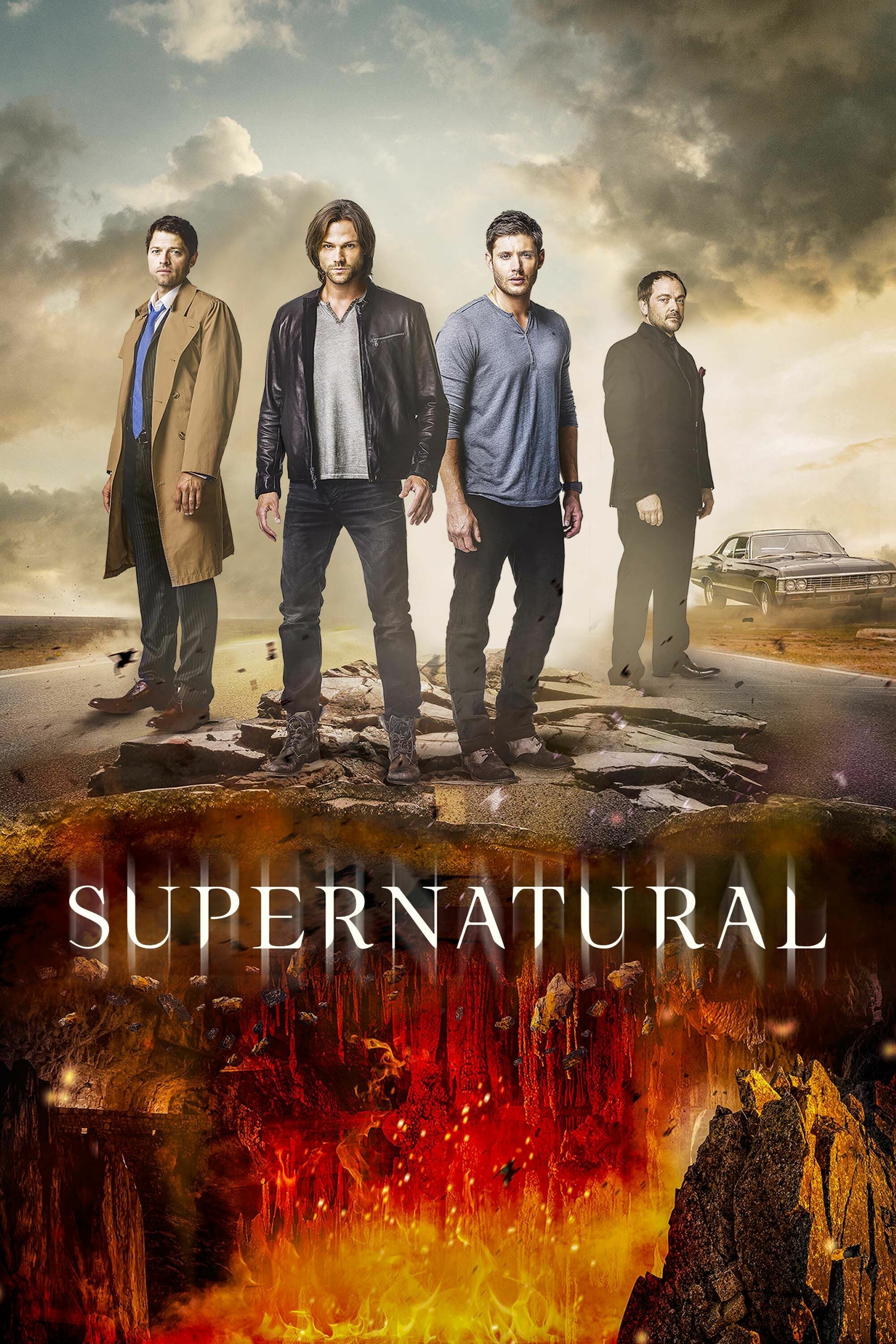 Supernatural: Sam and Dean deal with the resurrection of their mother while trying to stop Lucifer from creating a Nephilim, Season 12. 2000x3000 HD Background.