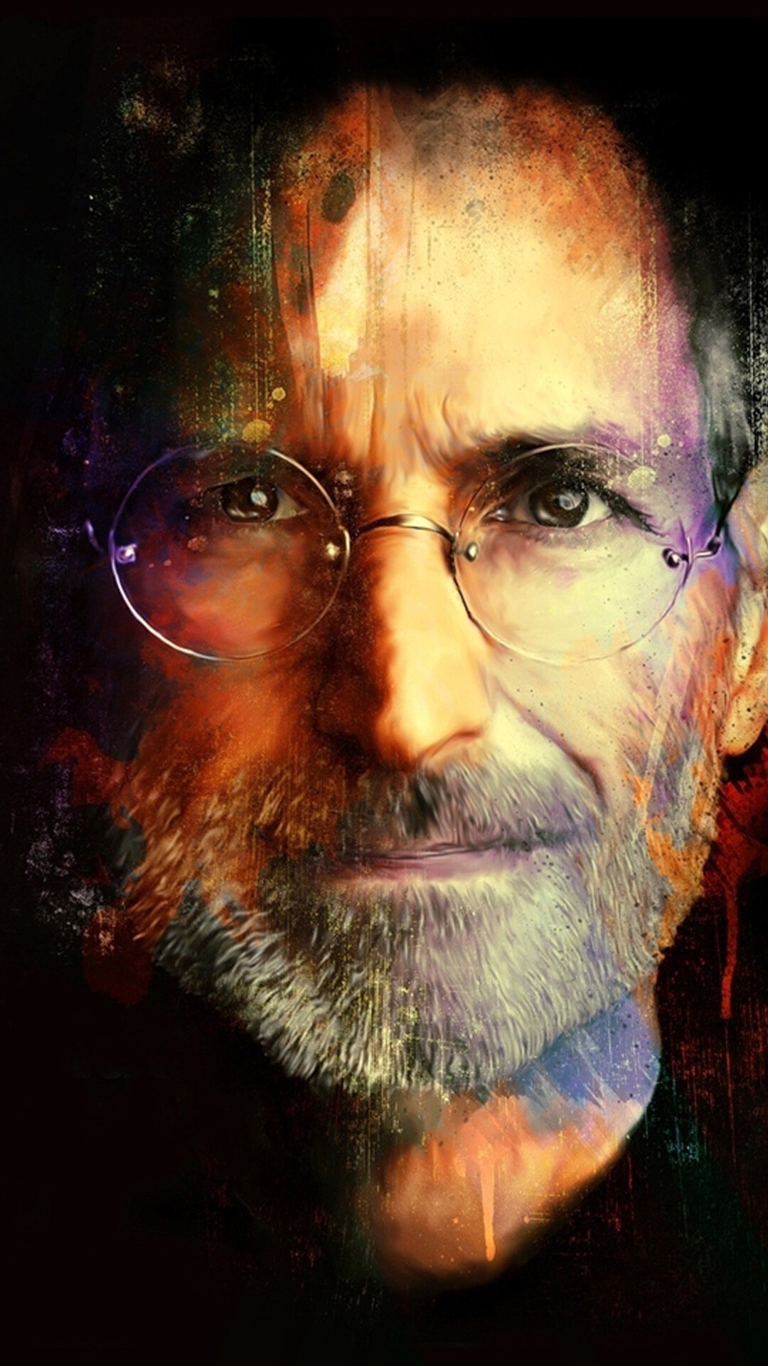Steve Jobs: Renowned technology pioneer, The Apple co-founder. 1080x1920 Full HD Wallpaper.