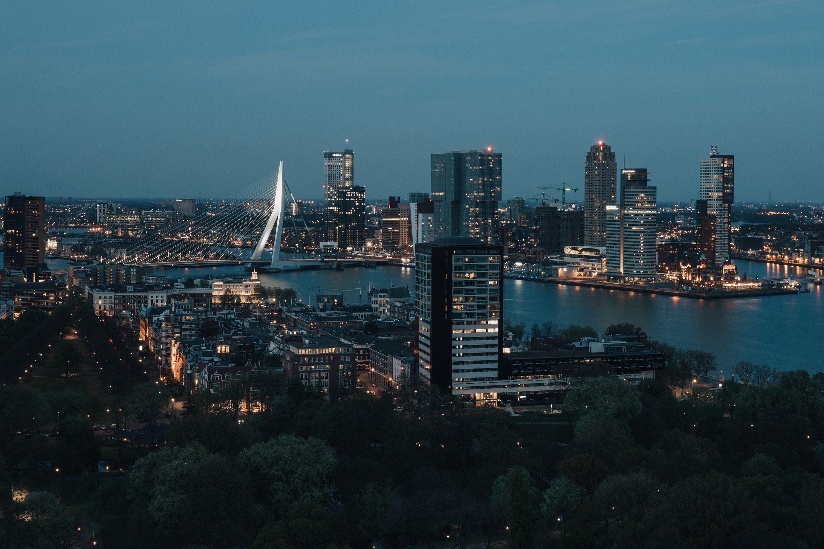 Rotterdam city, European destination, West travel, Europe explorations, 2740x1830 HD Desktop
