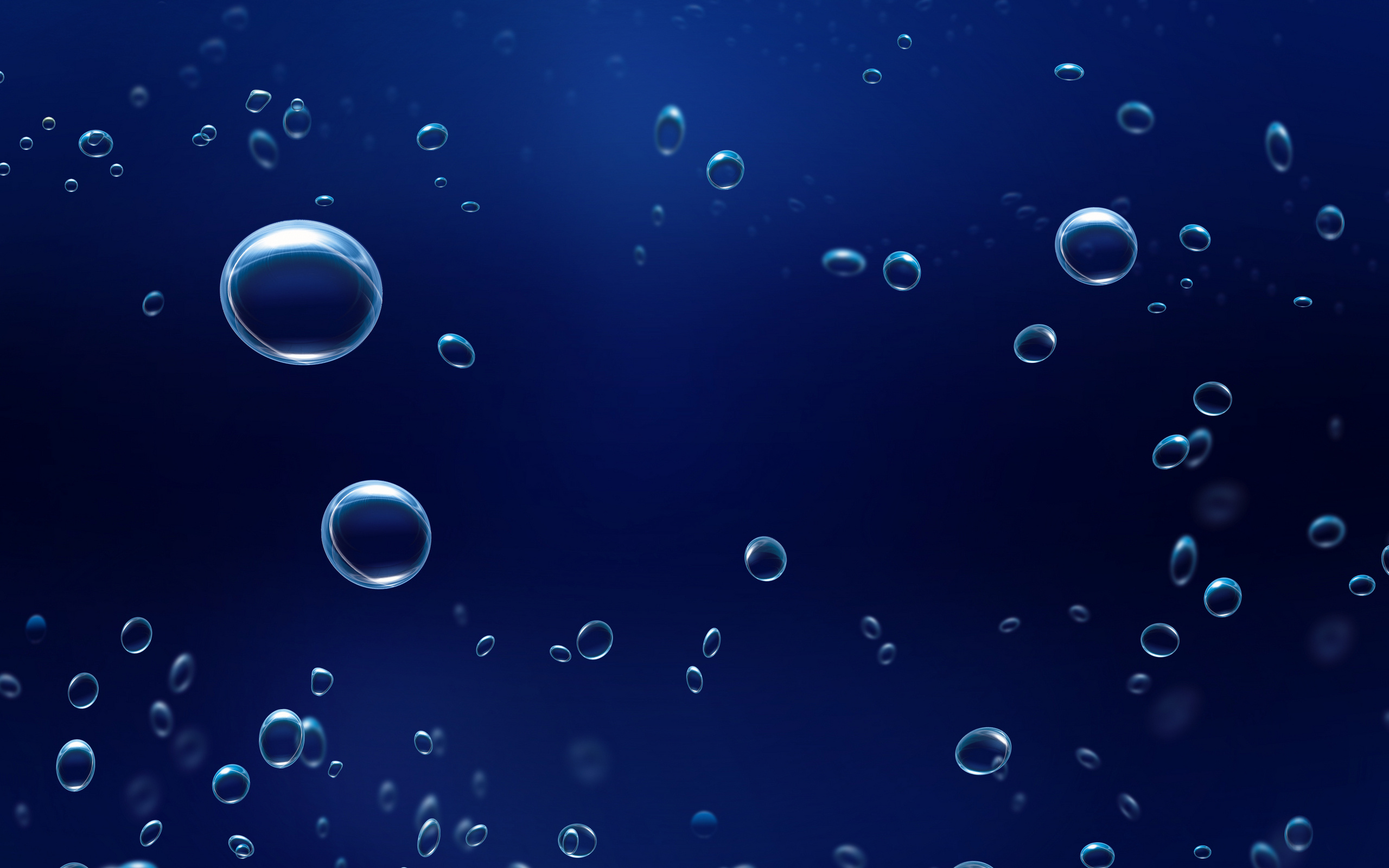 Artistic water design, PowerPoint enhancement, Bed of bubbles, Subsurface themes, Creative background use, 2560x1600 HD Desktop