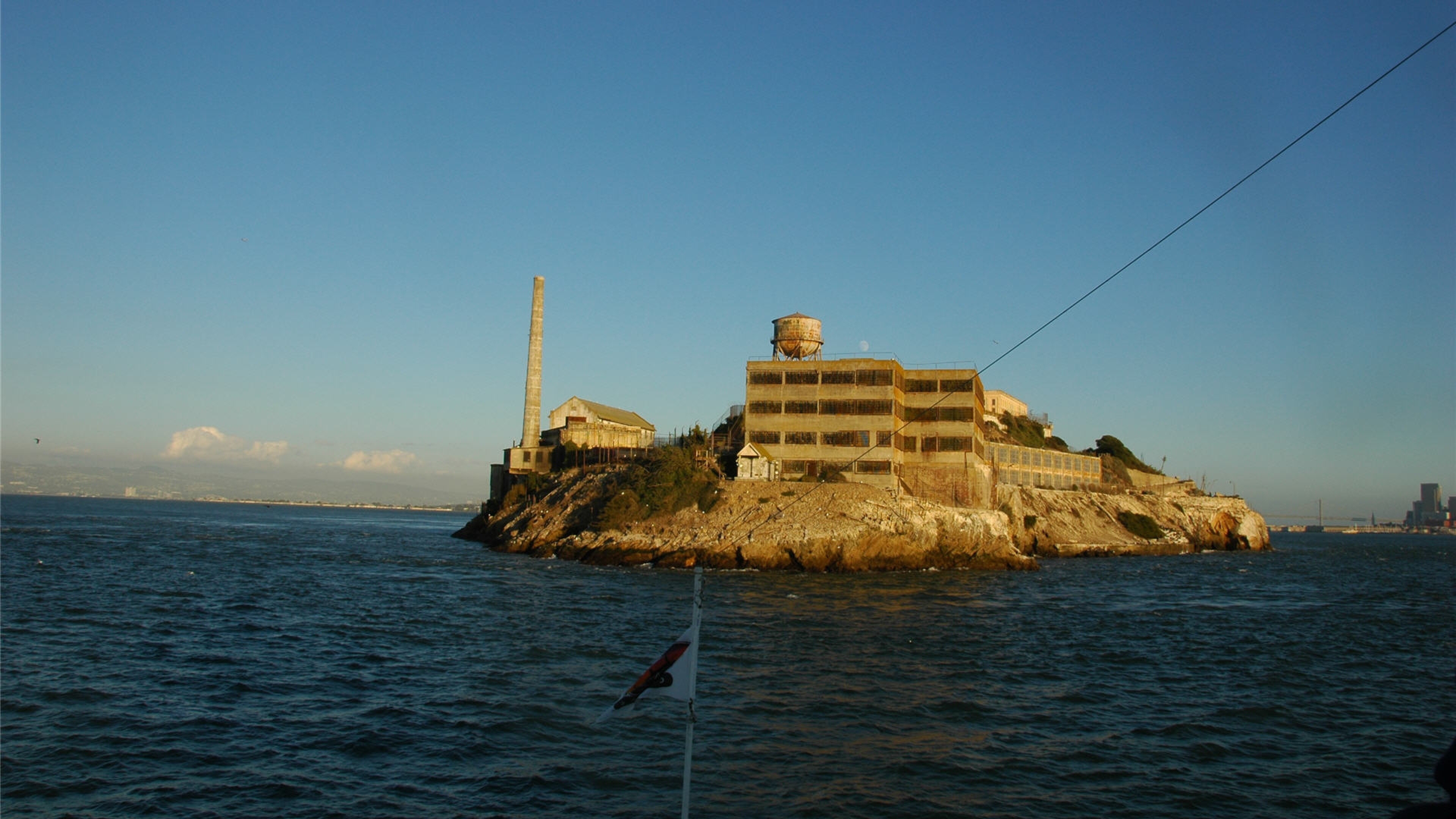 4K-Hintergrundbild von San Francisco mit Alcatraz, 3840x2160 4K Desktop
