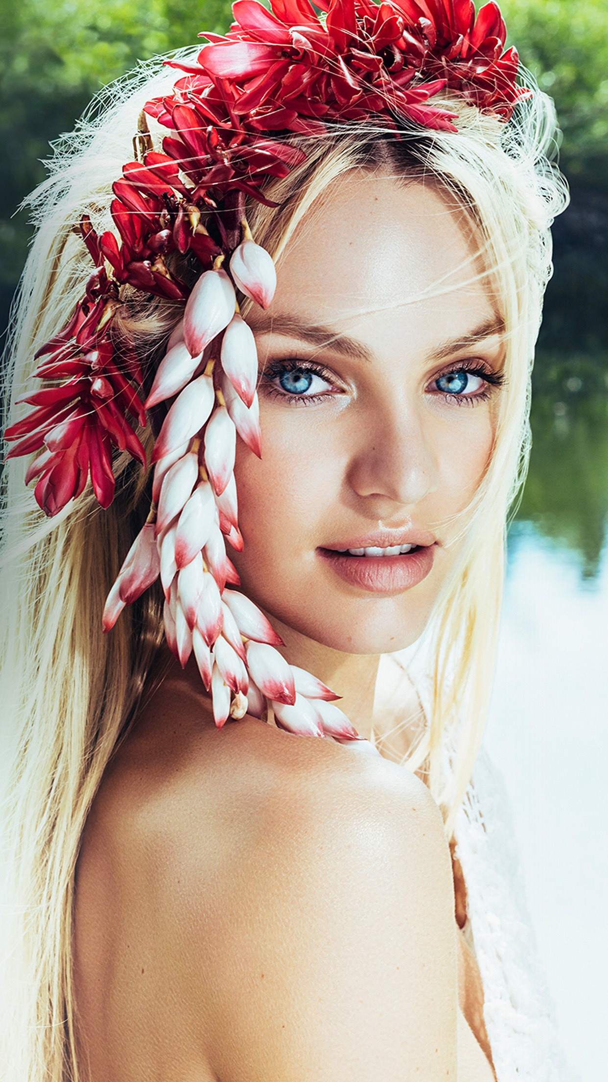 Candice Swanepoel, Model girl, Victoria wallpaper, 1250x2210 HD Phone