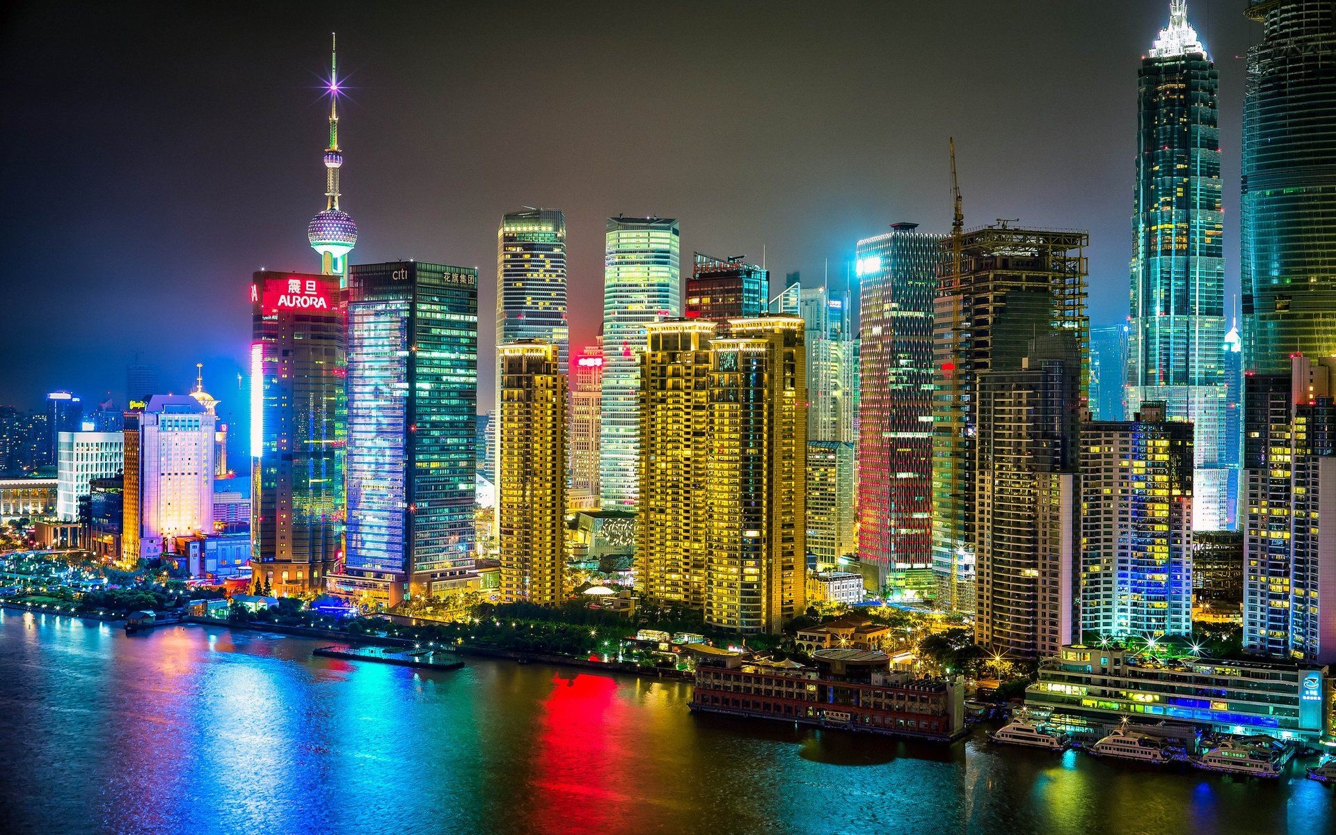 Shanghai Skyline, Stunning wallpapers, Urban cityscape, Shanghai, 1920x1200 HD Desktop