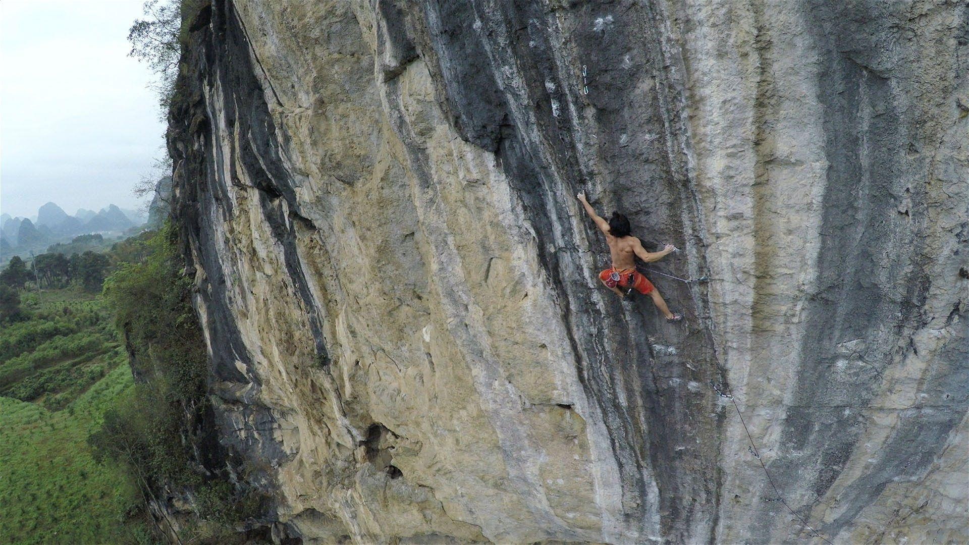 Climbing, Rock climber's inspiration, Sporty wallpapers, Vertical adventure, 1920x1080 Full HD Desktop