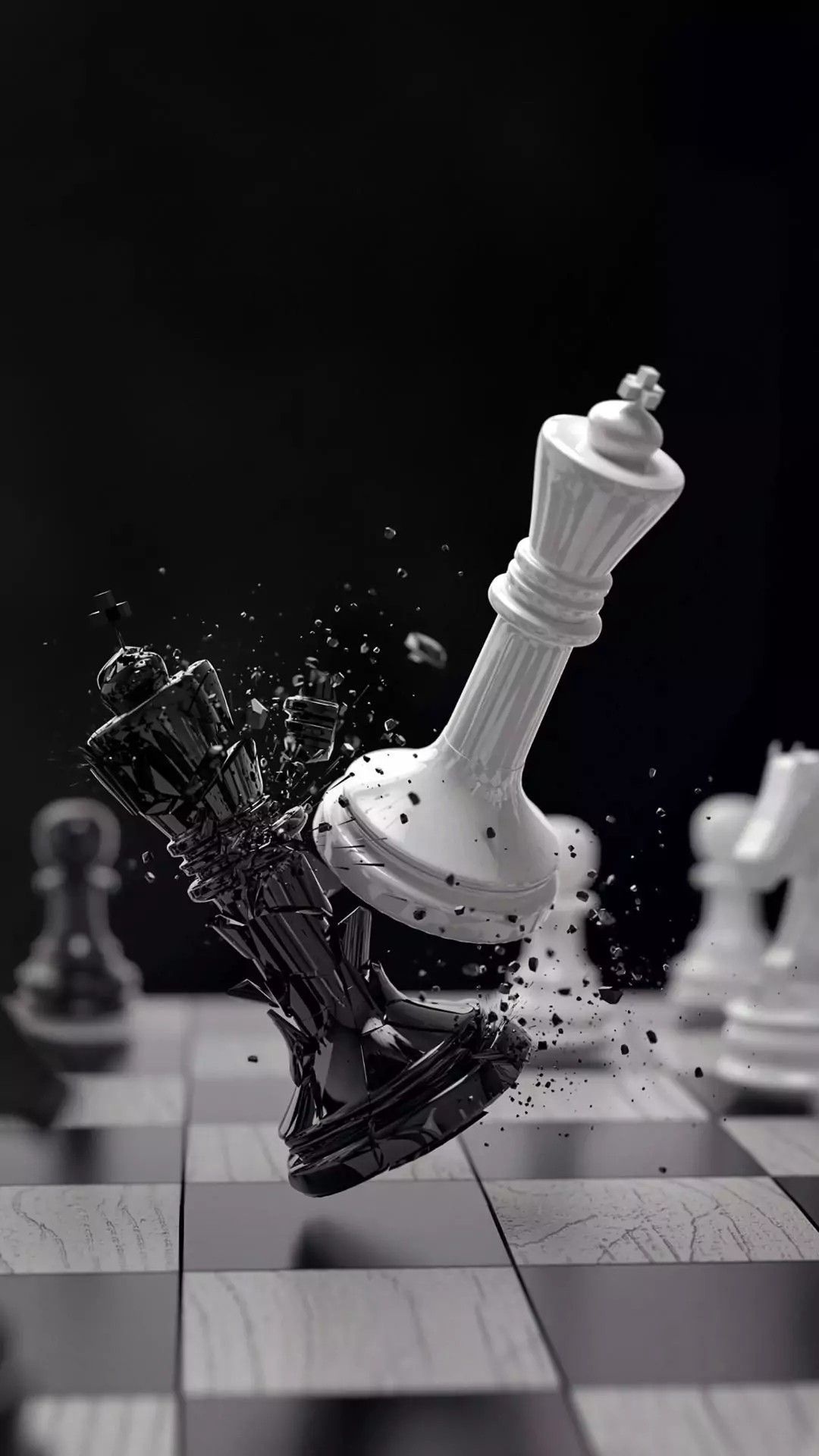 Creative photography, Chess ideas, Chess board, Strategy, 1080x1920 Full HD Phone