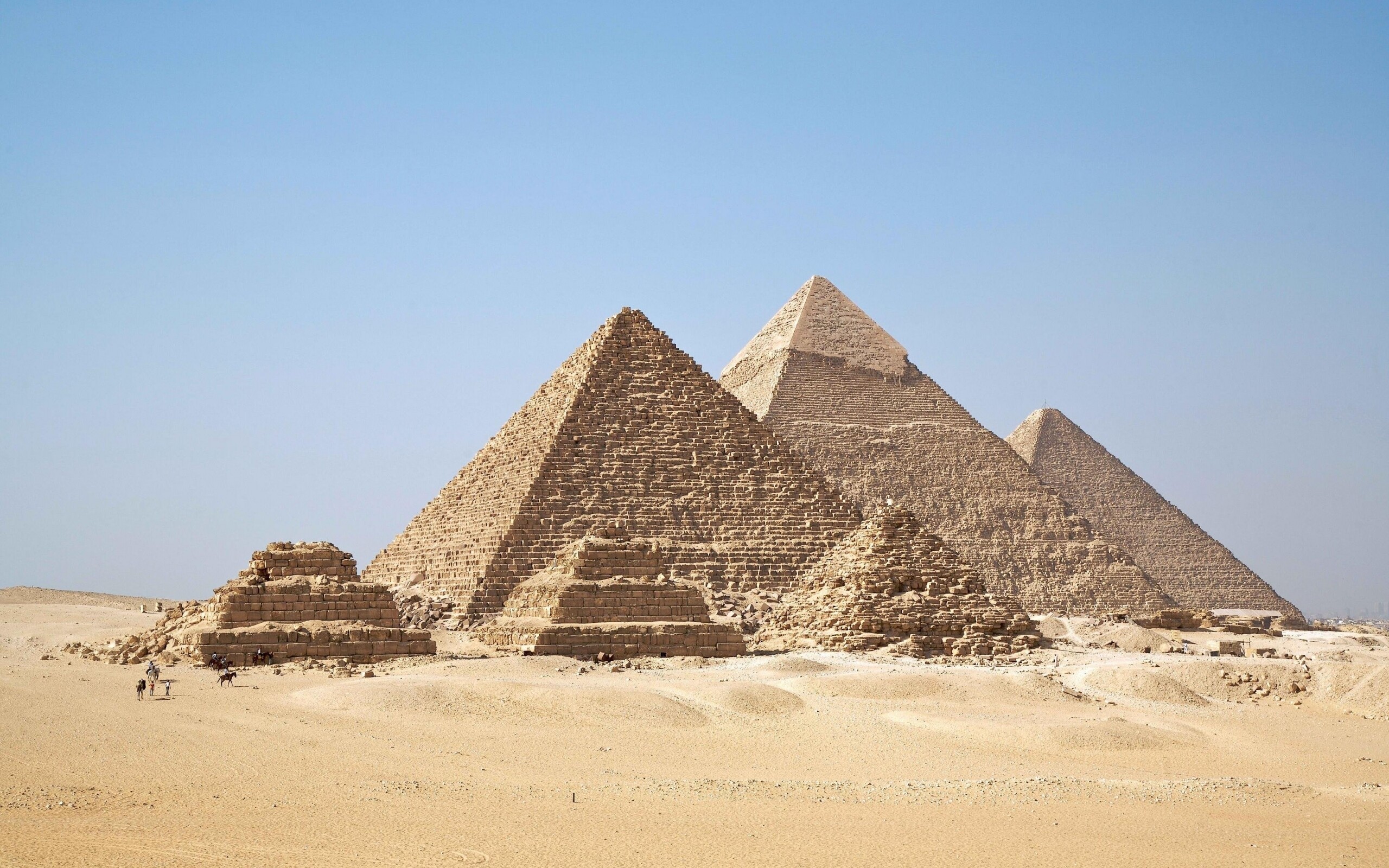 Landscape, Pyramids, Egypt, Free image download, 2560x1600 HD Desktop