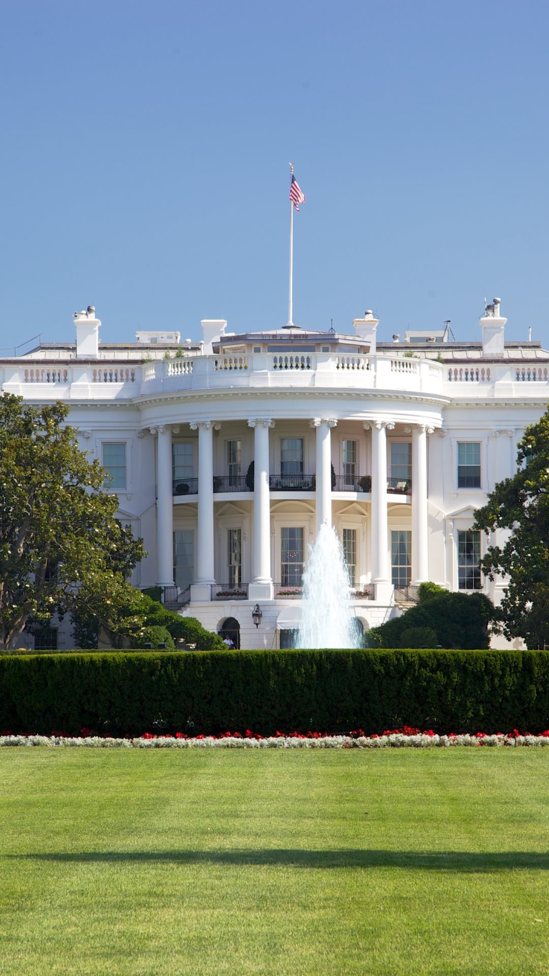White House, Wallpaper collection, Washington landmark, Political power, 1080x1920 Full HD Phone