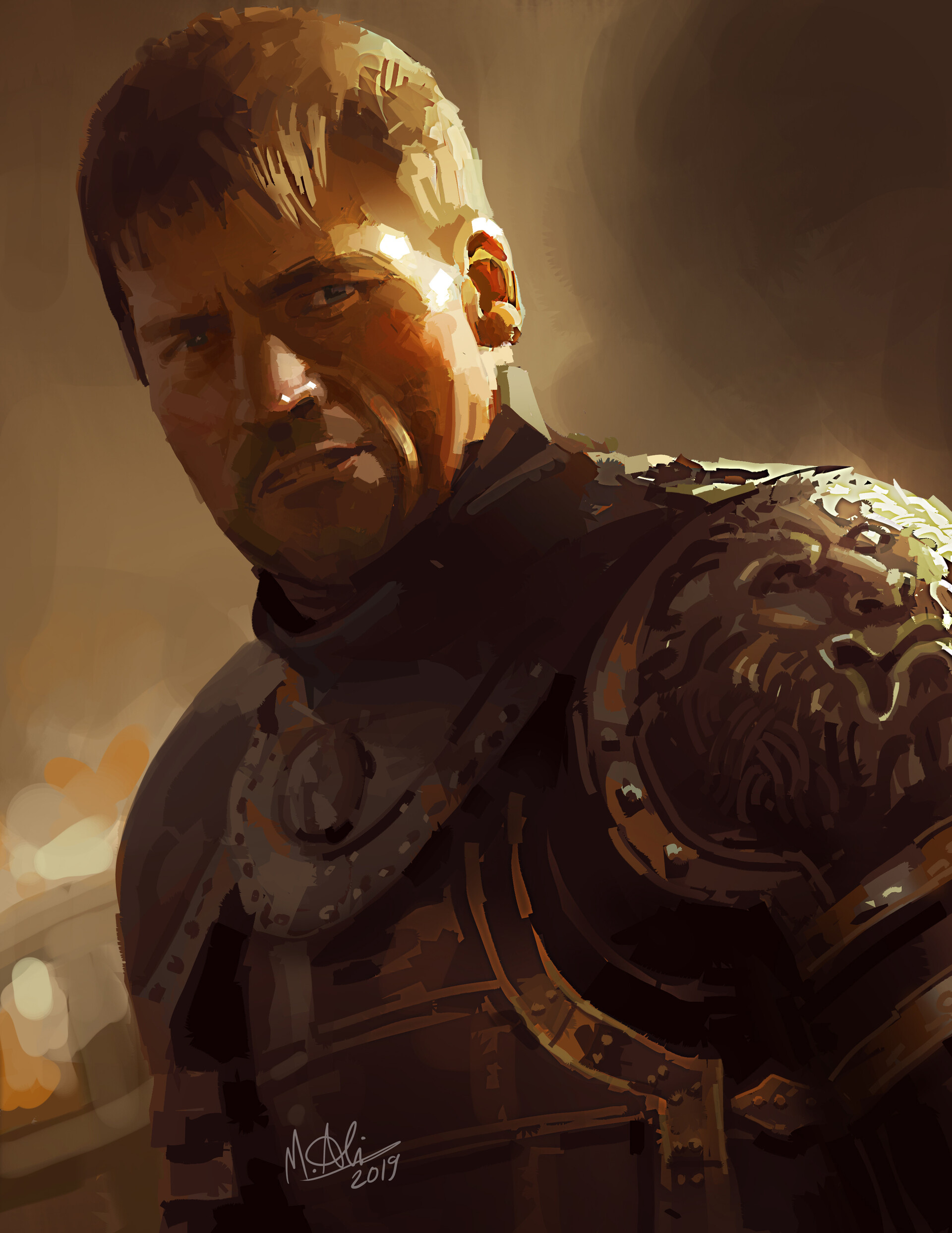 Jaime Lannister, TV show character, Artistic depiction, Imposing presence, 1920x2490 HD Phone