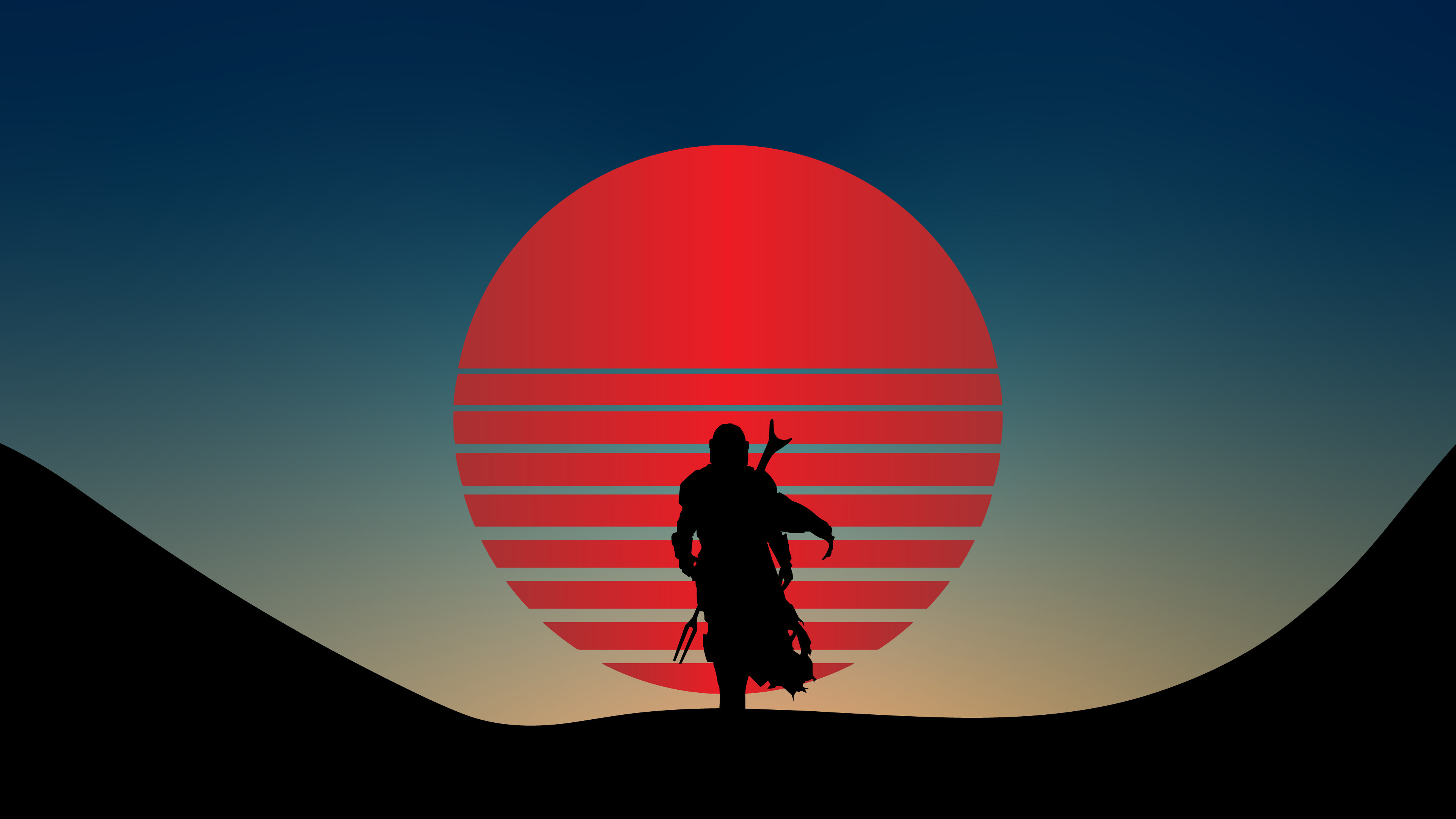 Star Wars: An American epic space opera multimedia franchise created by George Lucas, Minimalistic. 3840x2160 4K Background.