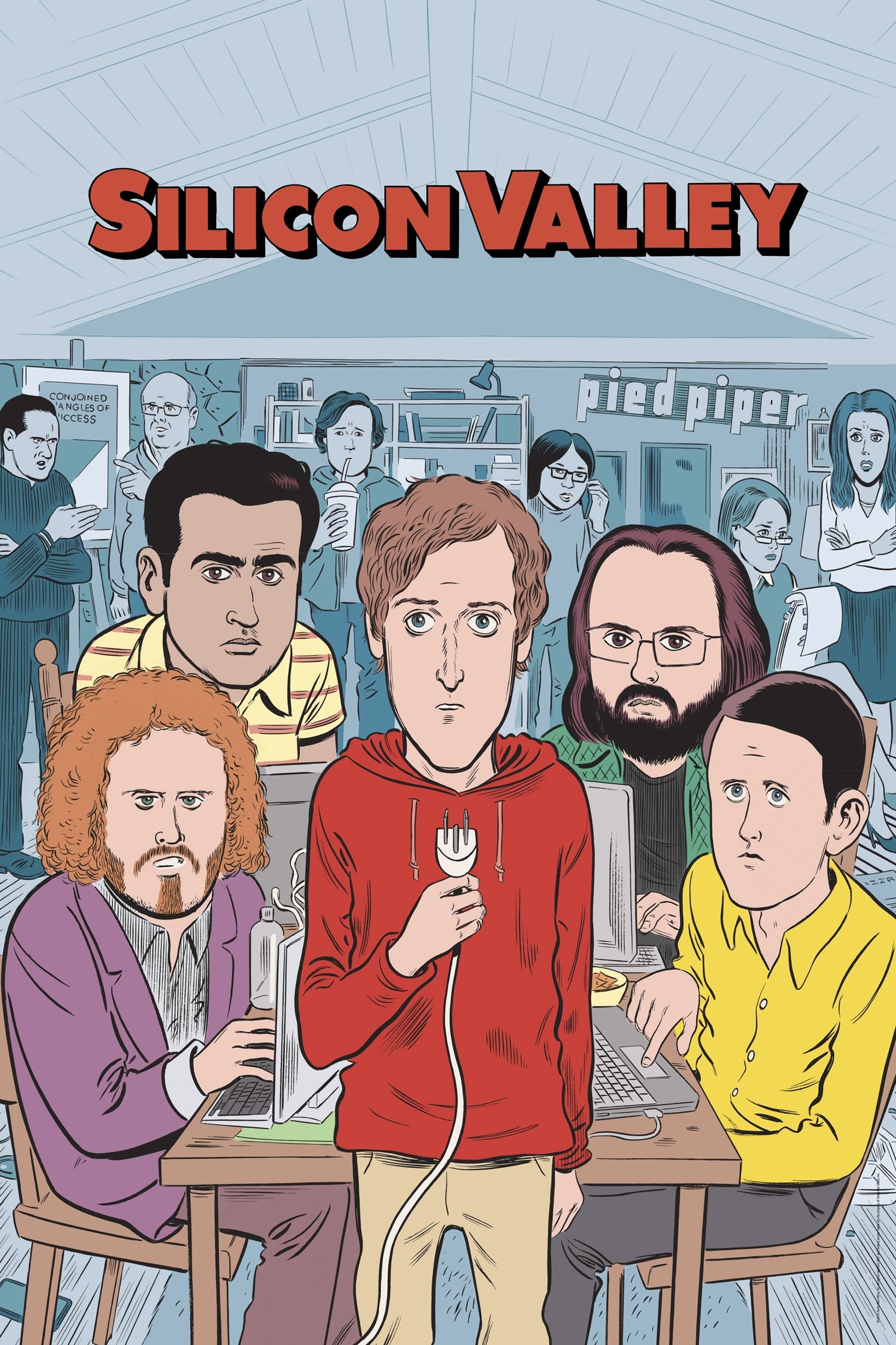 Silicon Valley, TV series, Posters, The Movie Database, 2000x3000 HD Handy