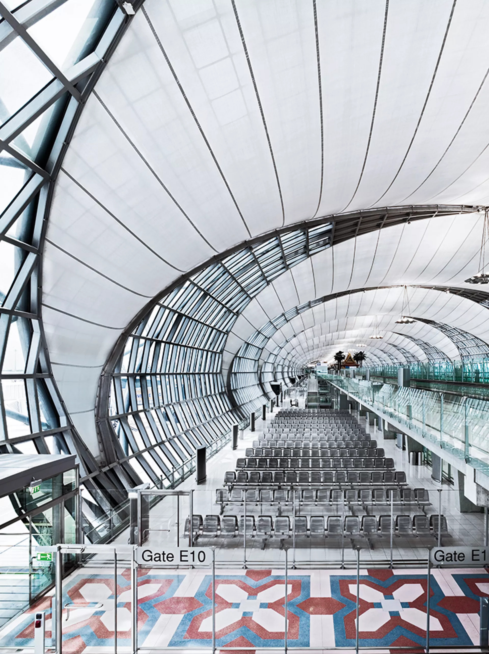Bangkok airport, Architectural masterpiece, Structural design, Travel inspiration, 1920x2570 HD Phone