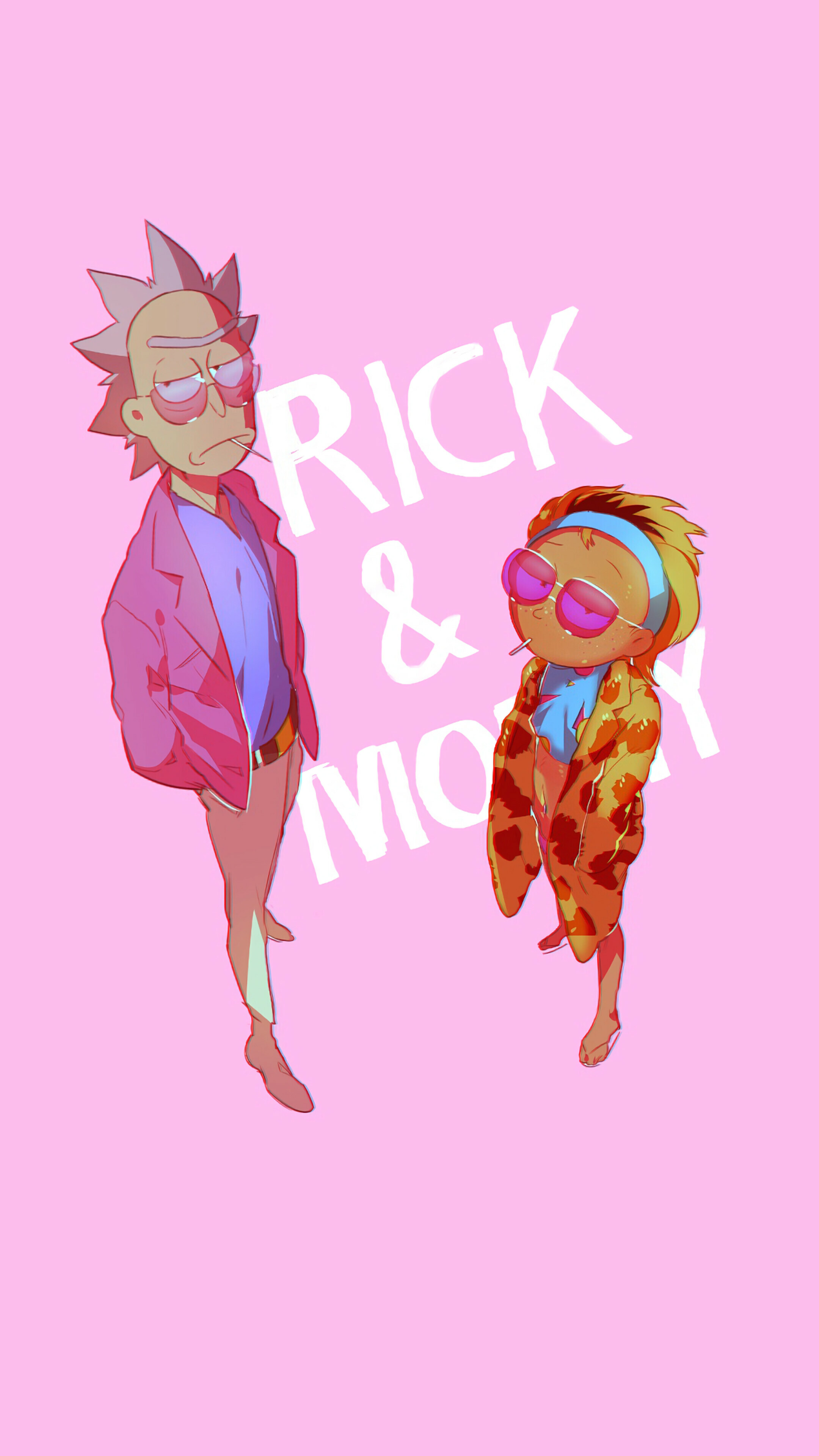 Rick and Morty: Justin Roiland voices the eponymous characters. 2160x3840 4K Background.