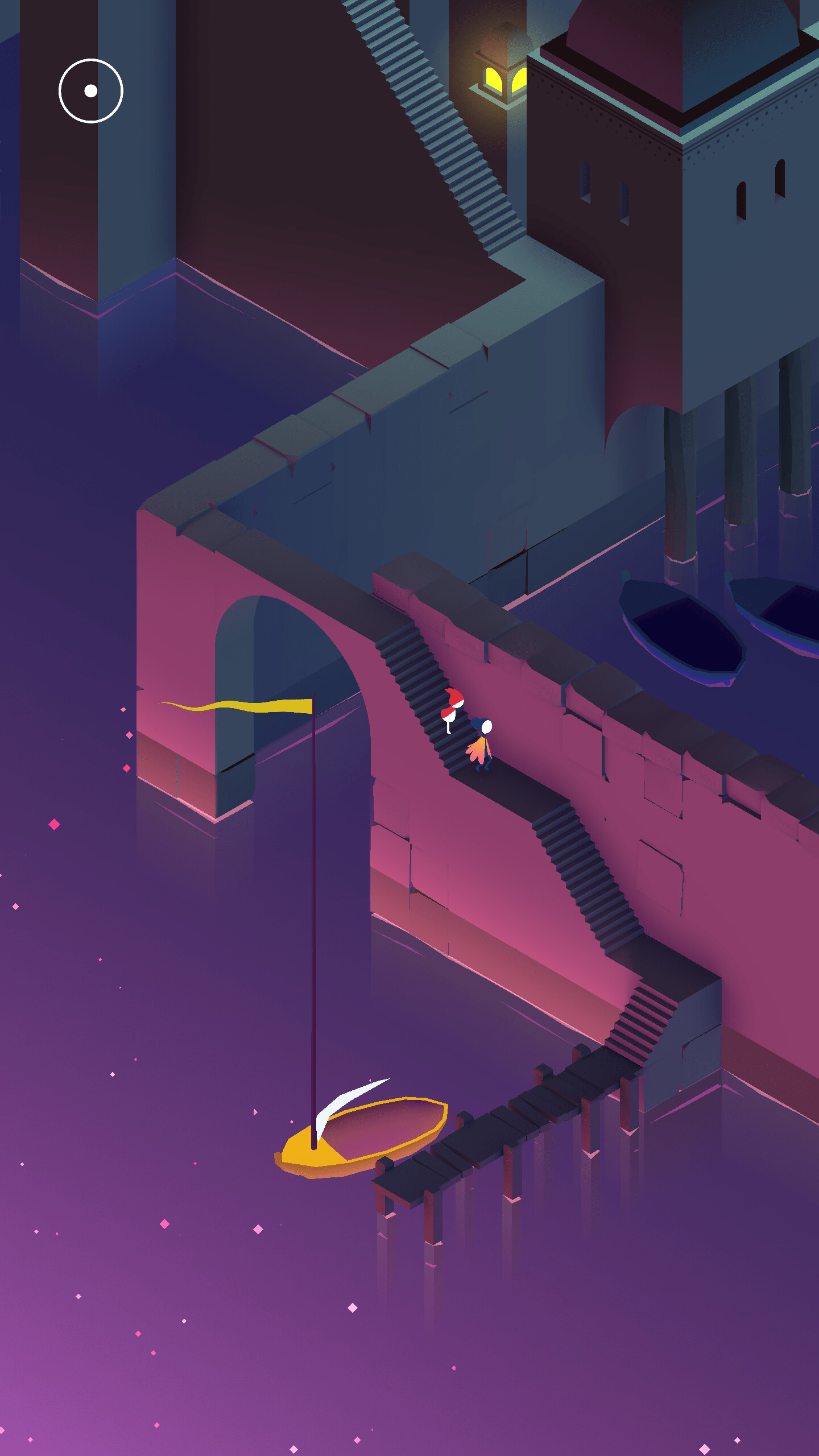 Monument Valley: Named Apple's best iPad game of 2014. 1440x2560 HD Background.