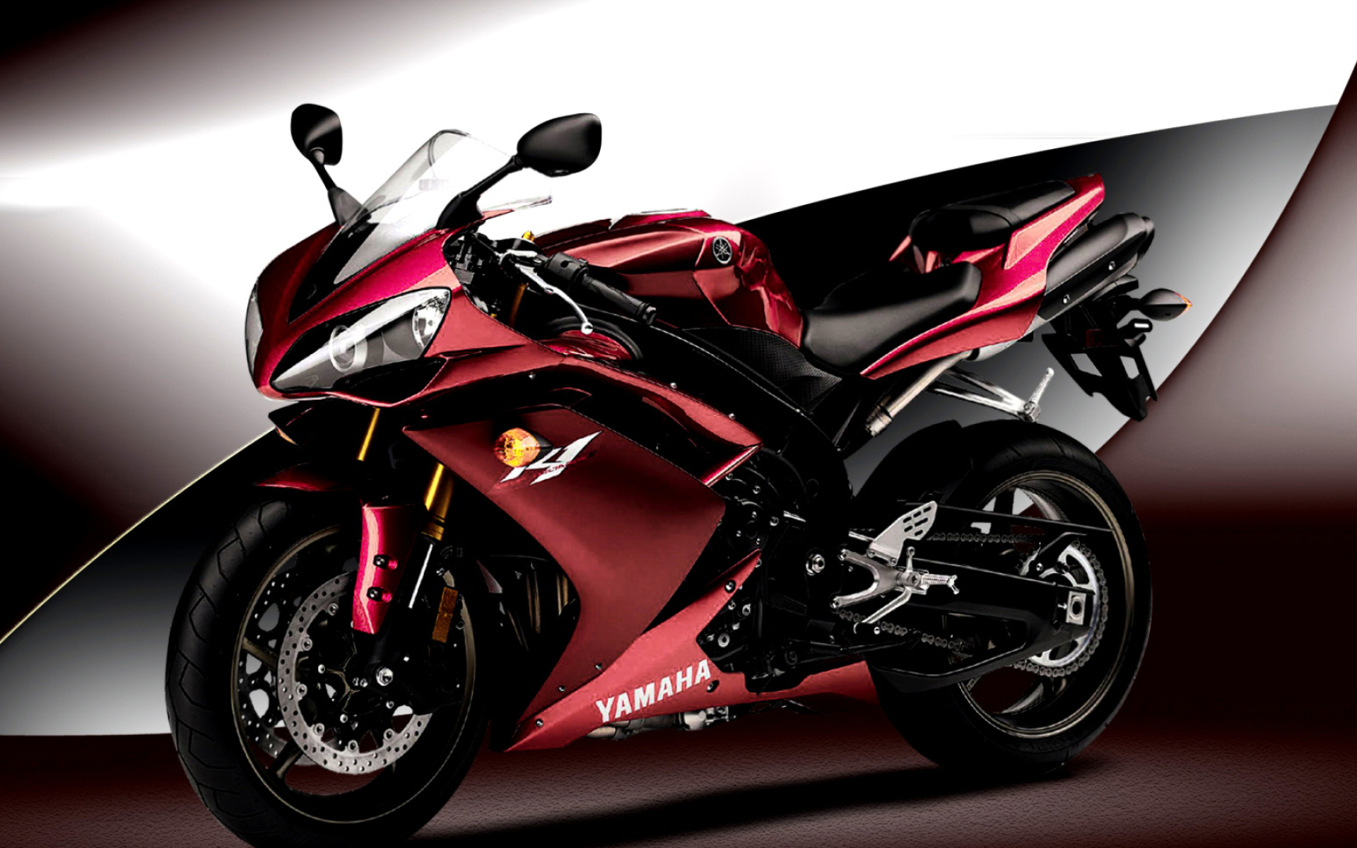 Yamaha YZF-R1, Auto connoisseur's choice, Striking red color, Eye-catching design, 1920x1200 HD Desktop
