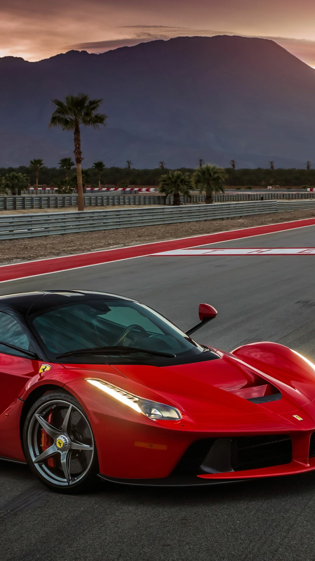 Ferrari: The 10th-largest car manufacturer by market capitalization, Automotive design. 1080x1920 Full HD Background.