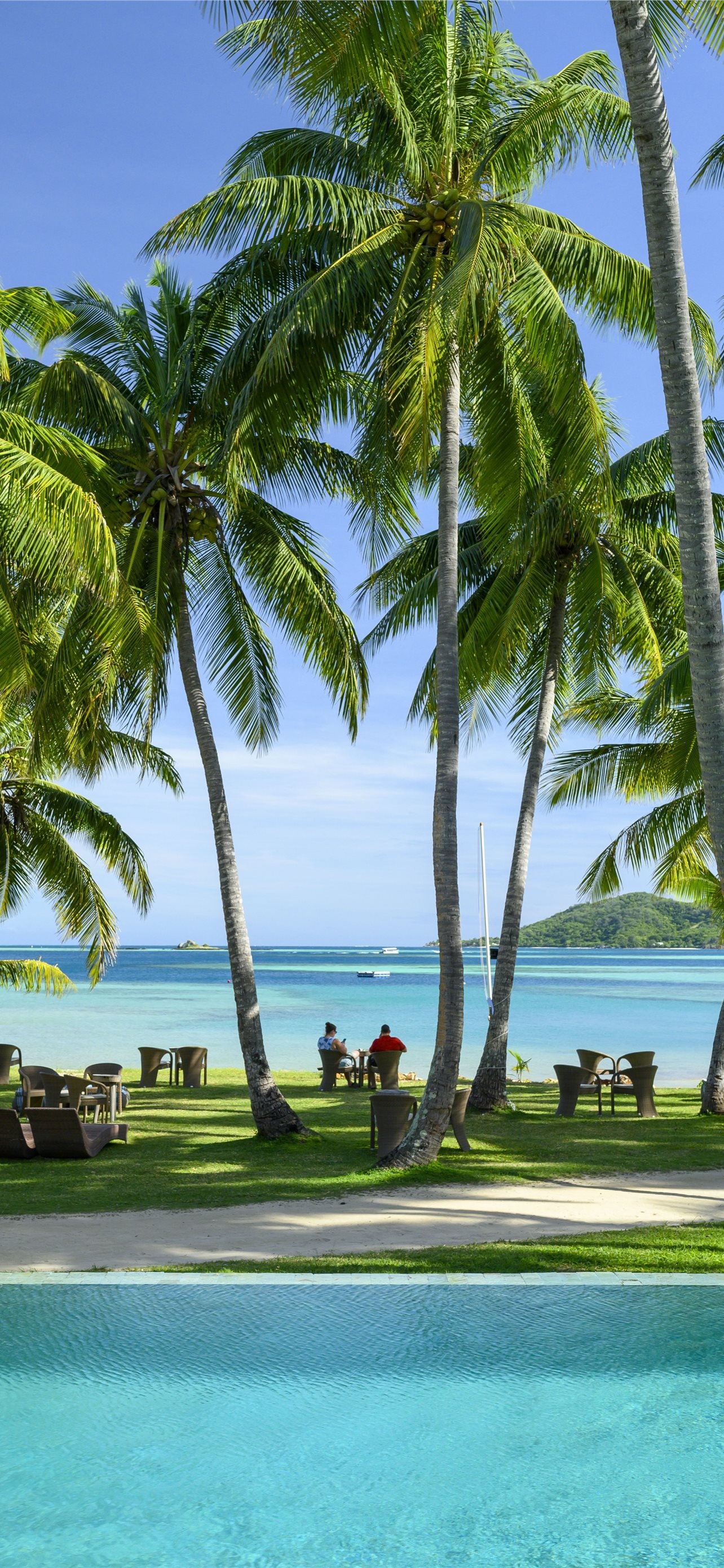 Fiji: The country lies east of Vanuatu and southwest of Samoa. 1290x2780 HD Wallpaper.