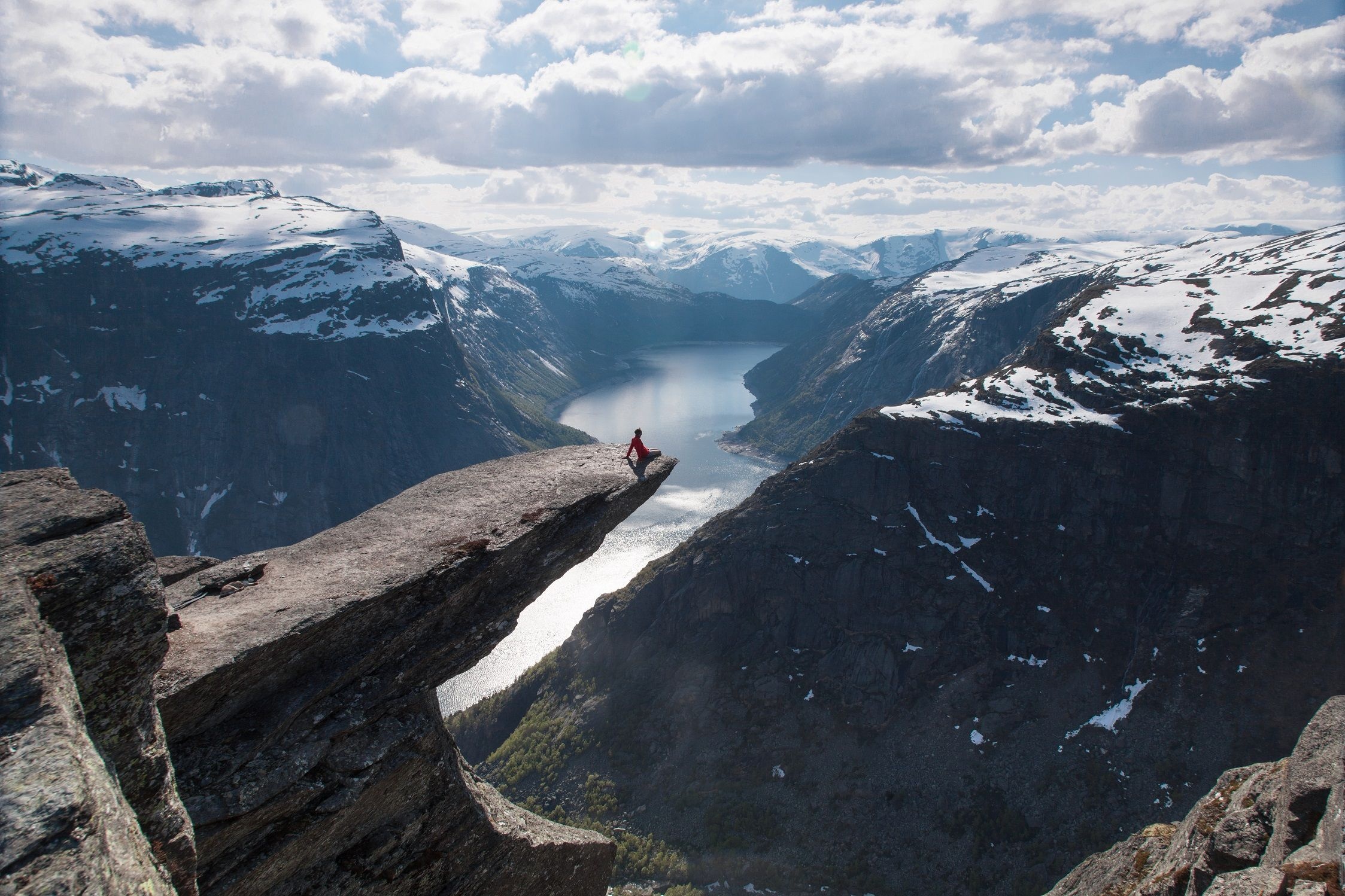 Spectacular Trolltunga vista, Norwegian landmark, Stunning landscapes, Scandinavian adventure, 2250x1500 HD Desktop