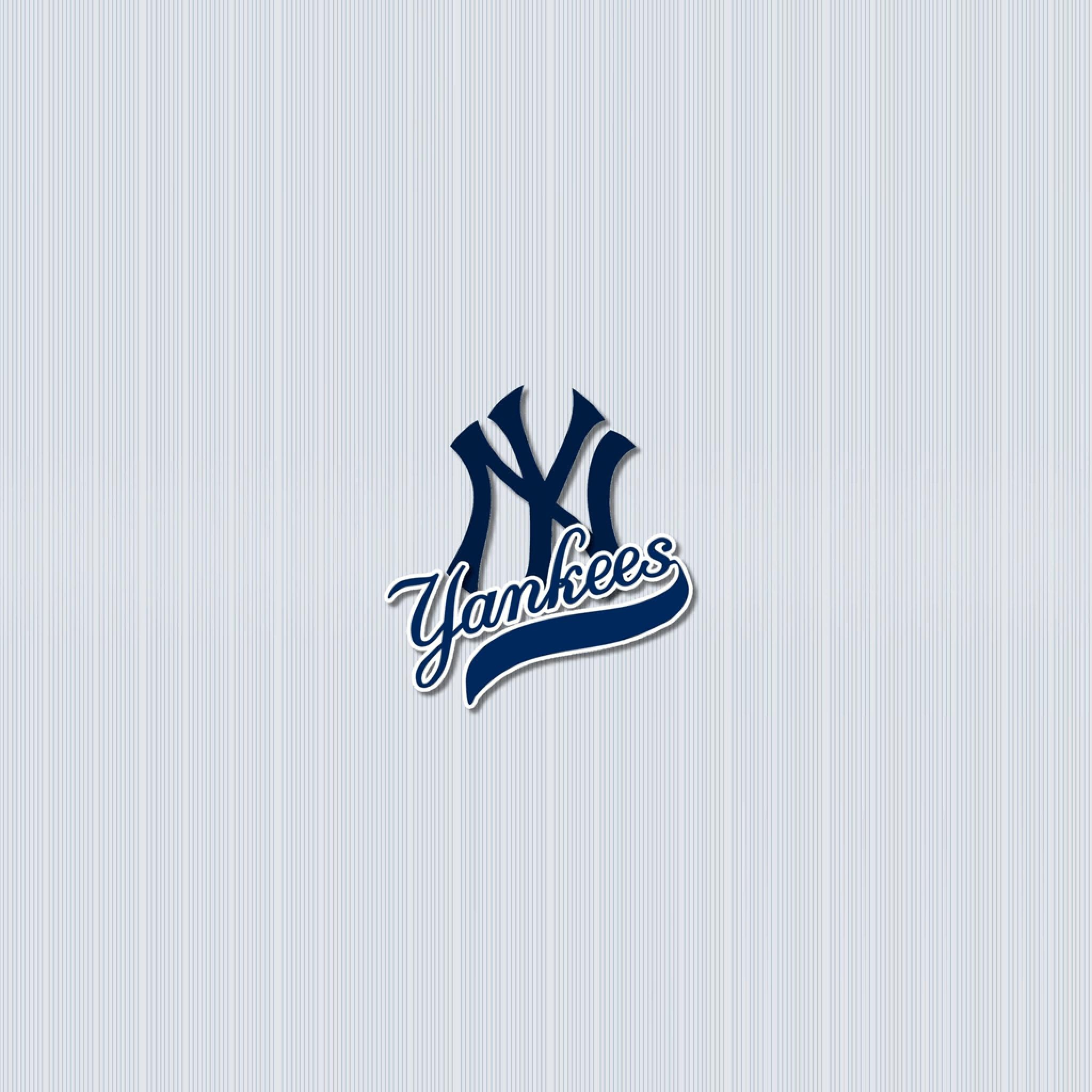 New York Yankees: One of two major league clubs, 40 American League (AL) pennants. 2050x2050 HD Background.