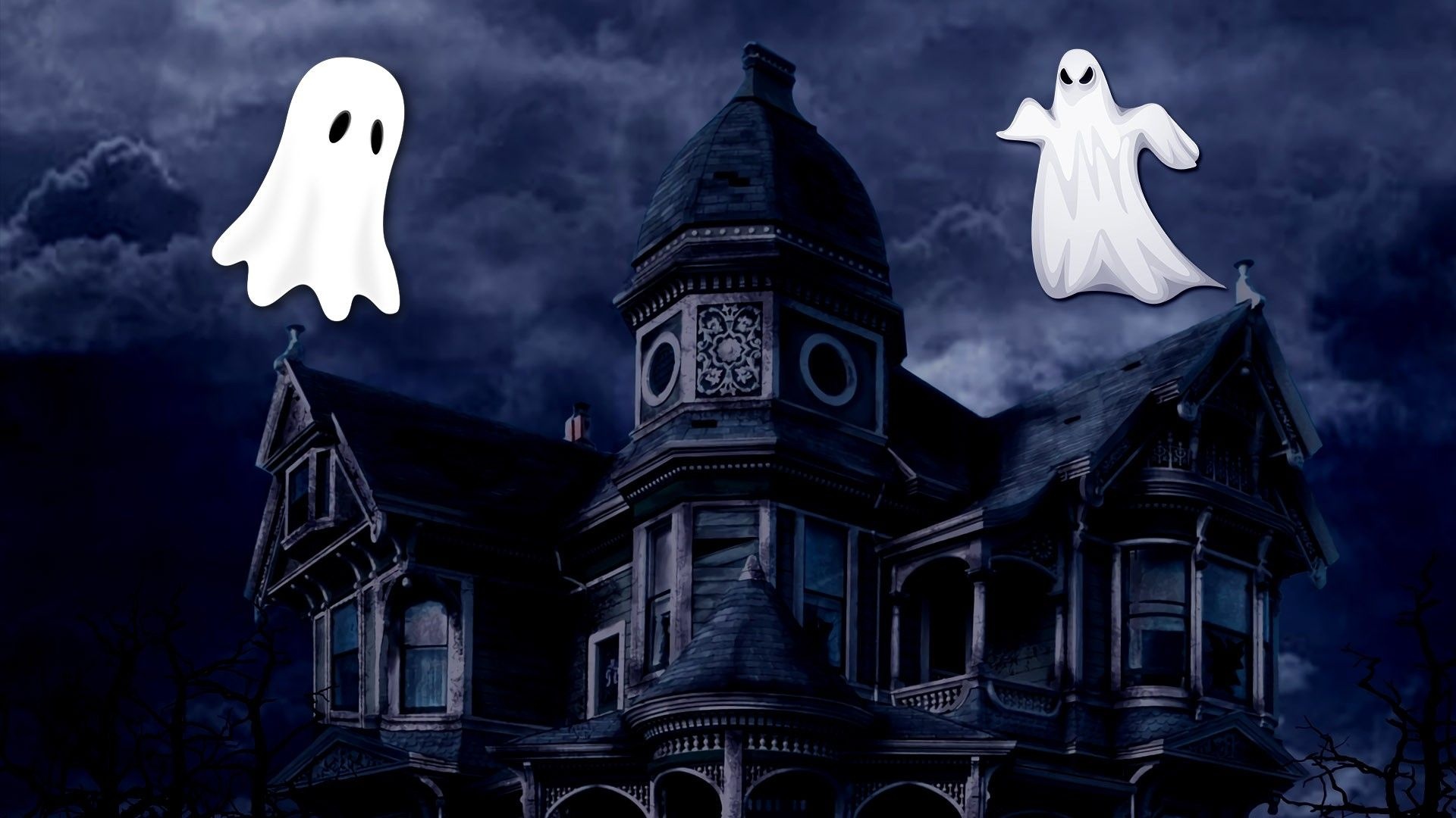Halloween ghost, Desktop wallpapers, Top free backgrounds, Spooky theme, 1920x1080 Full HD Desktop