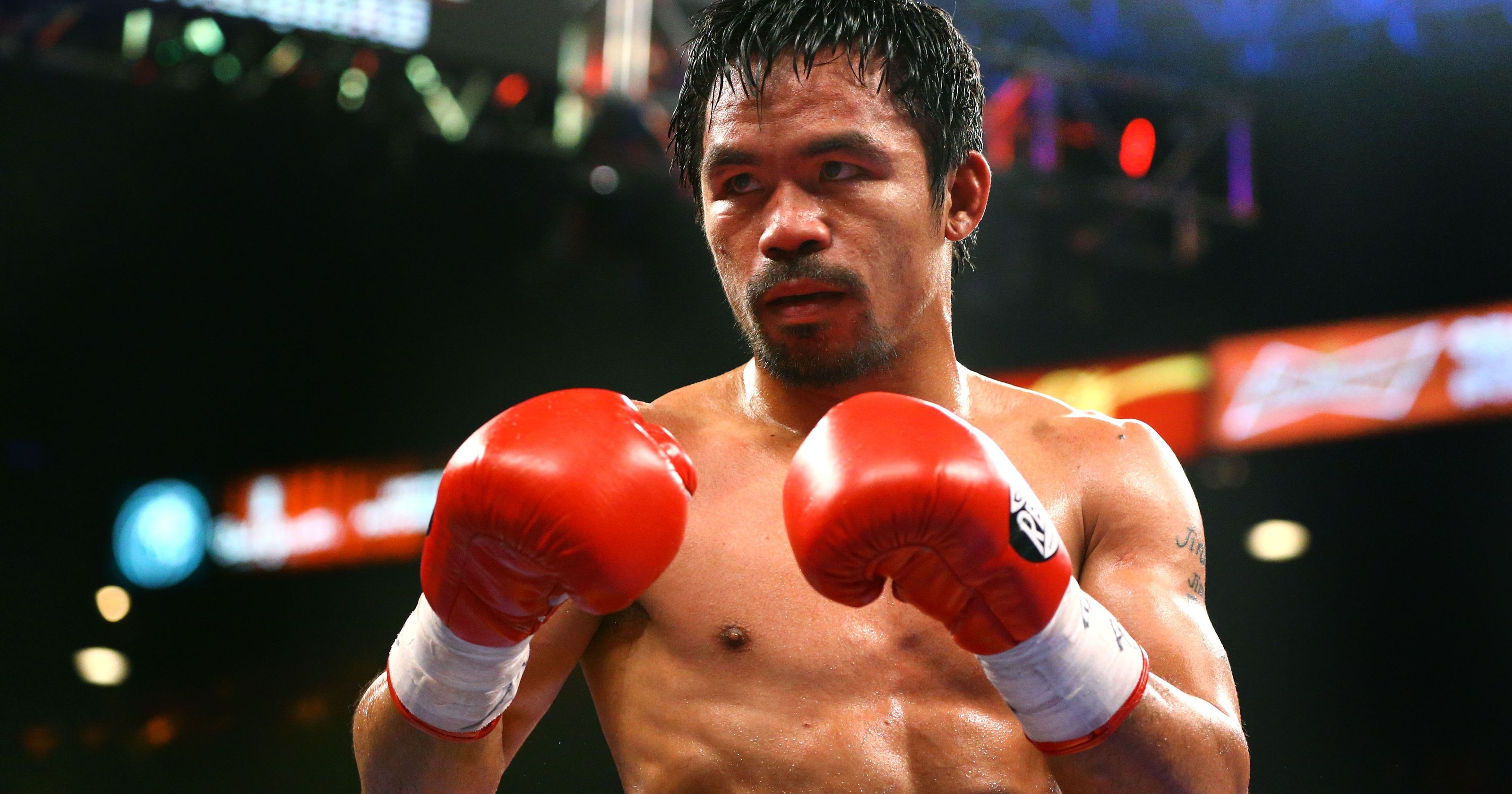Combat Sports: Manny Pacquiao, Filipino Former Professional Boxer, Welterweight World Champion. 3200x1680 HD Wallpaper.