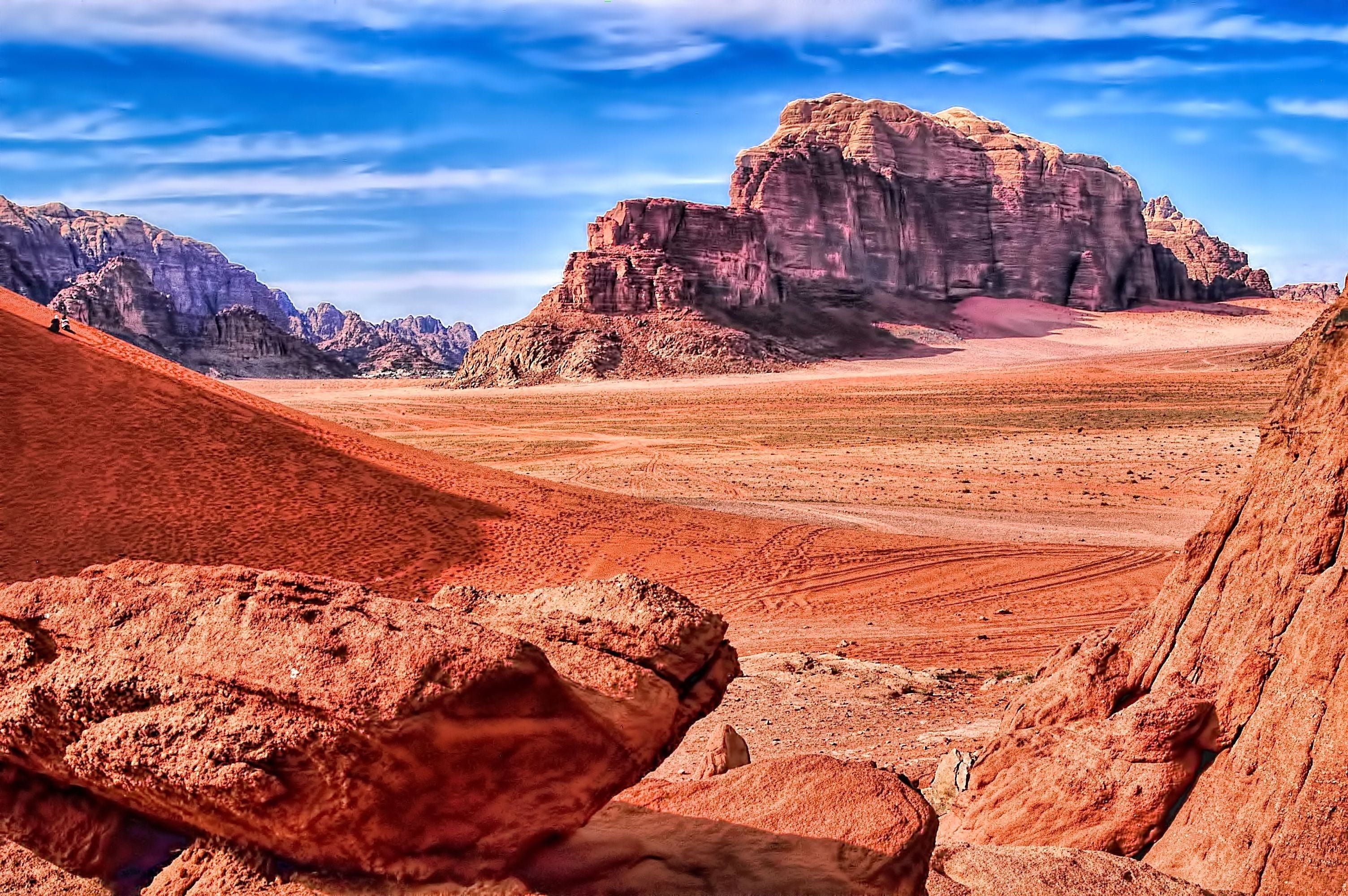 Wadi Rum Village, Desert landscapes, Jordanian beauty, Local culture, 3010x2000 HD Desktop