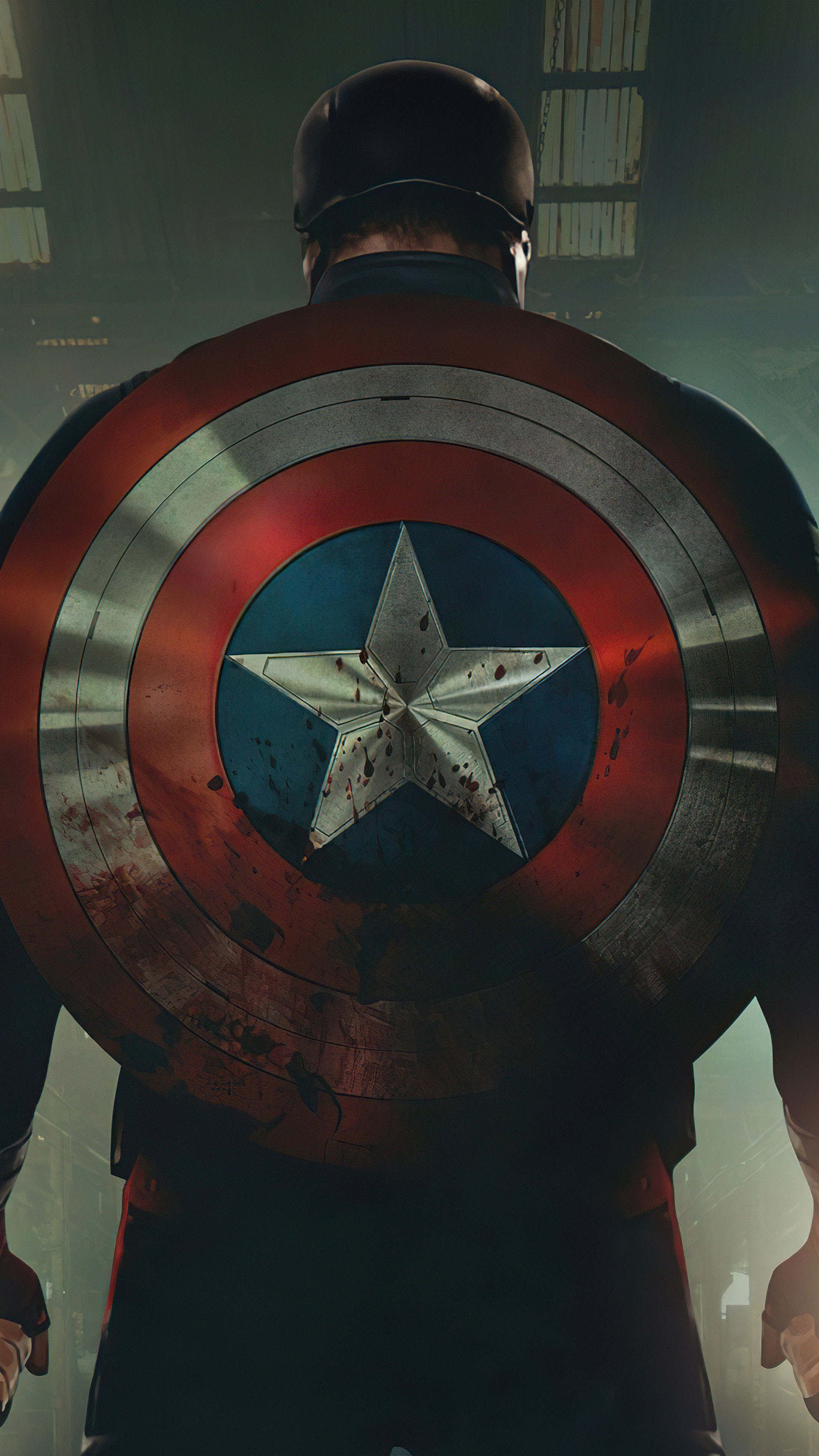 Captain America: Created by cartoonists Joe Simon and Jack Kirby. 2160x3840 4K Wallpaper.