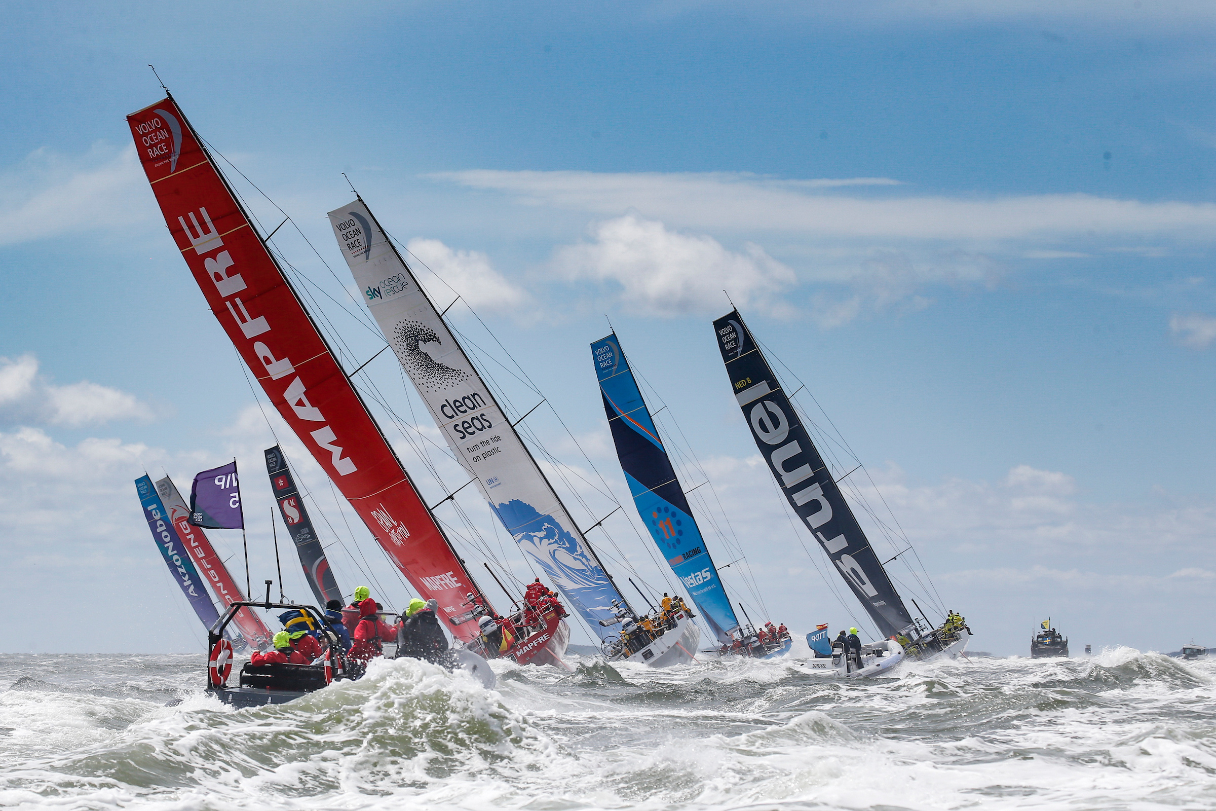 Yacht Racing: The Ocean Race, Sail tournament, A sailing sport involving large sailboats. 2400x1600 HD Wallpaper.