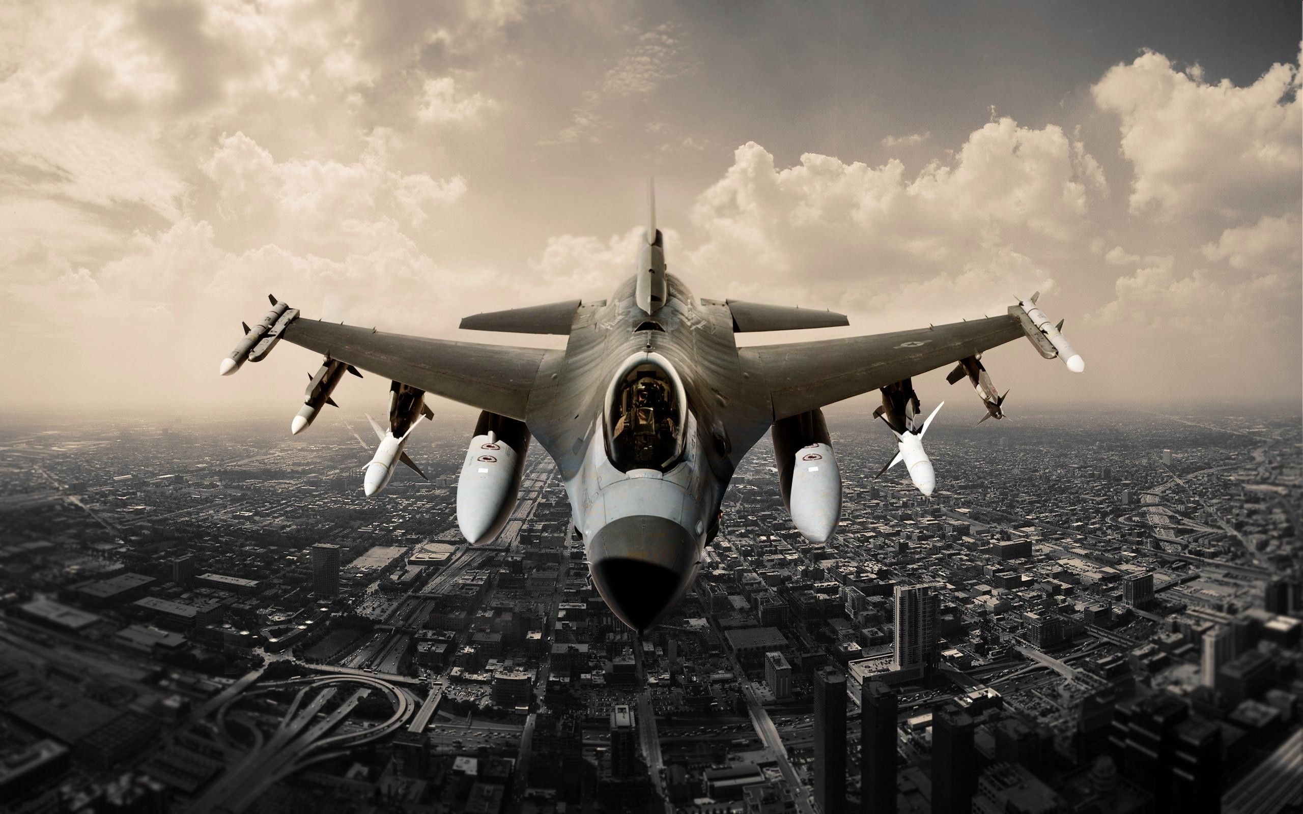 F-16 Fighting Falcon Check more at falcon/ | F-16 fighting falcon, City wallpaper, Wallpaper 2560x1600
