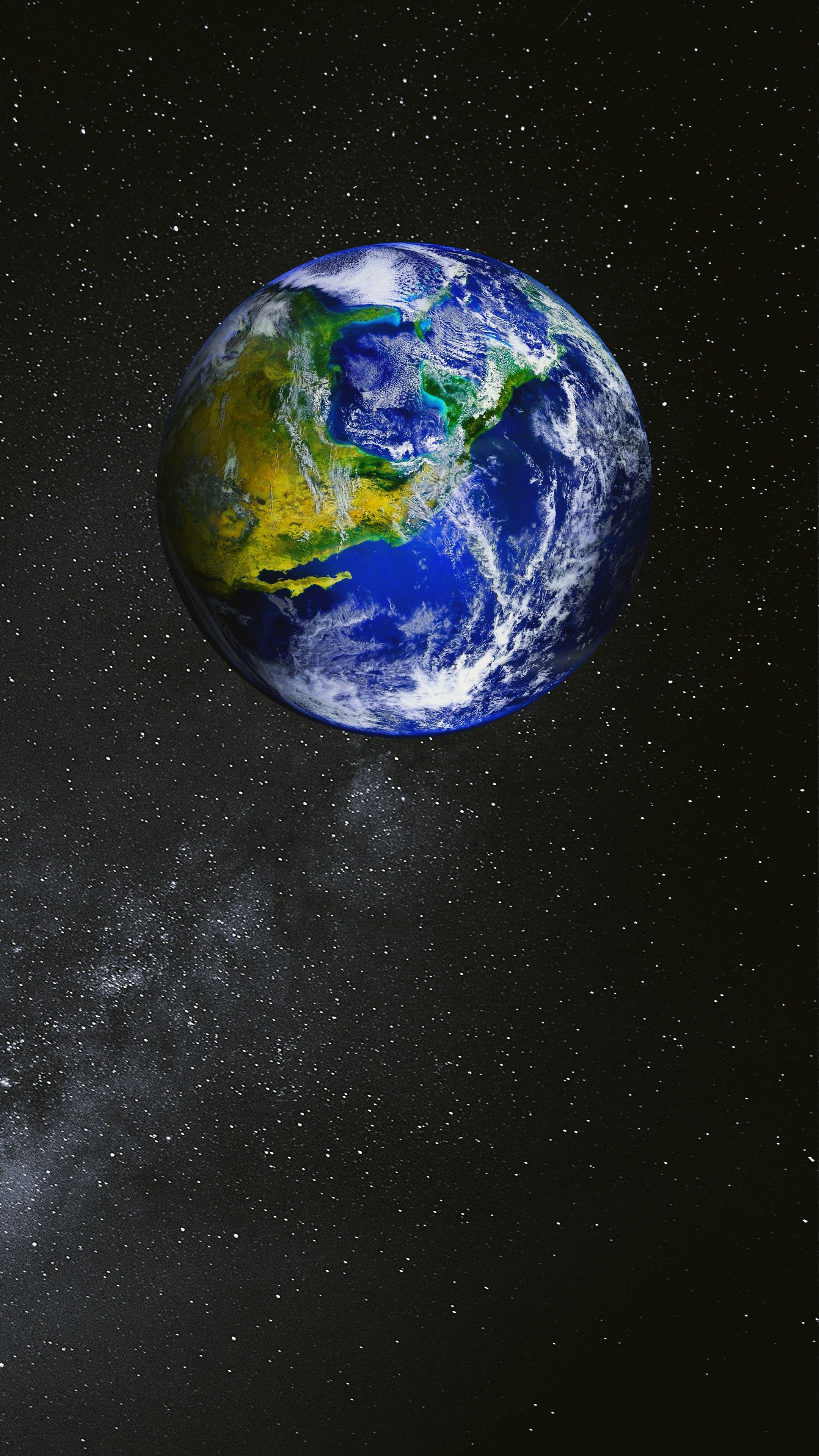 Planet earth wallpaper, 4K resolution, Dark aesthetic, Captivating visuals, 2160x3840 4K Handy