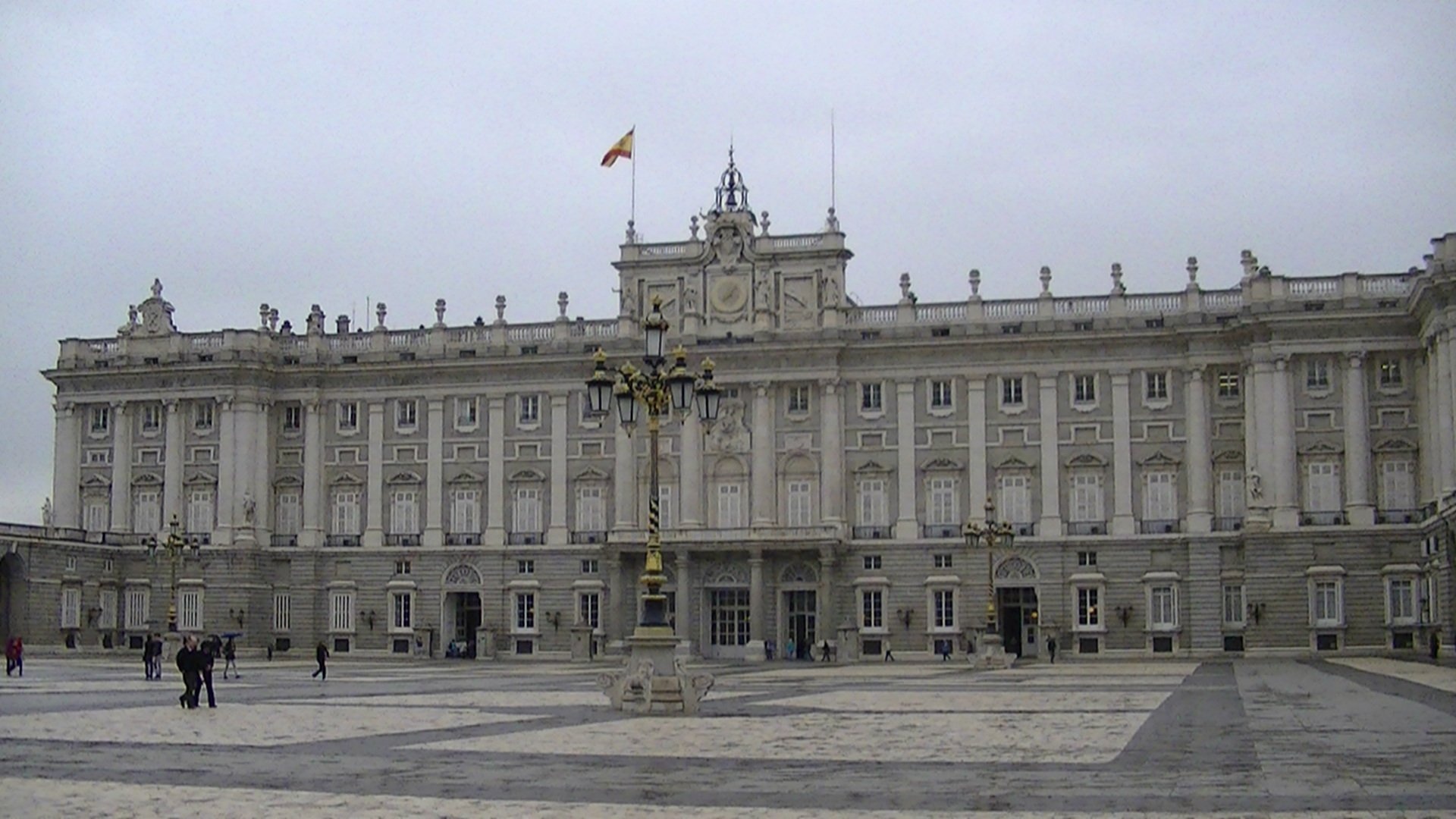 Hintergrundbild des Madrider Palastes, 1920x1080 Full HD Desktop