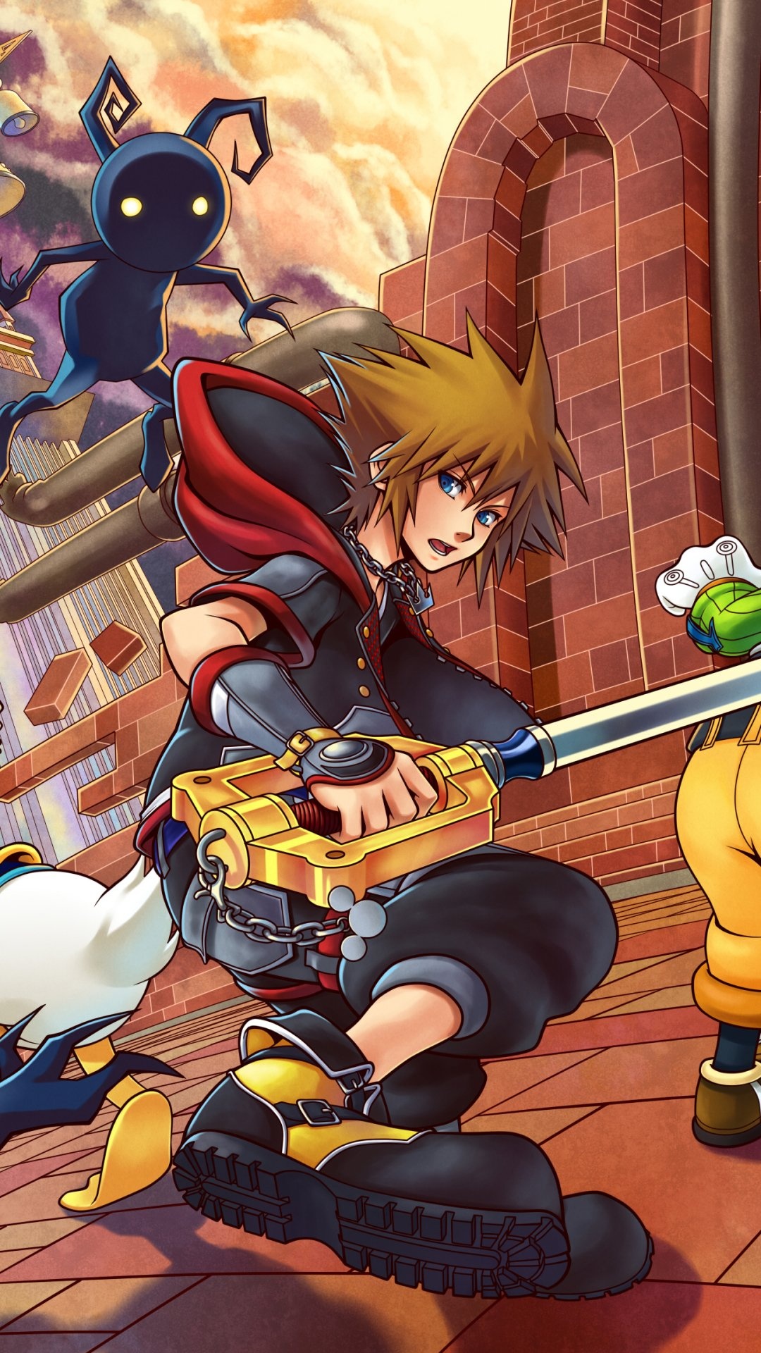Kingdom Hearts III, Video game adventure, Exciting gameplay, Epic battles, 1080x1920 Full HD Phone