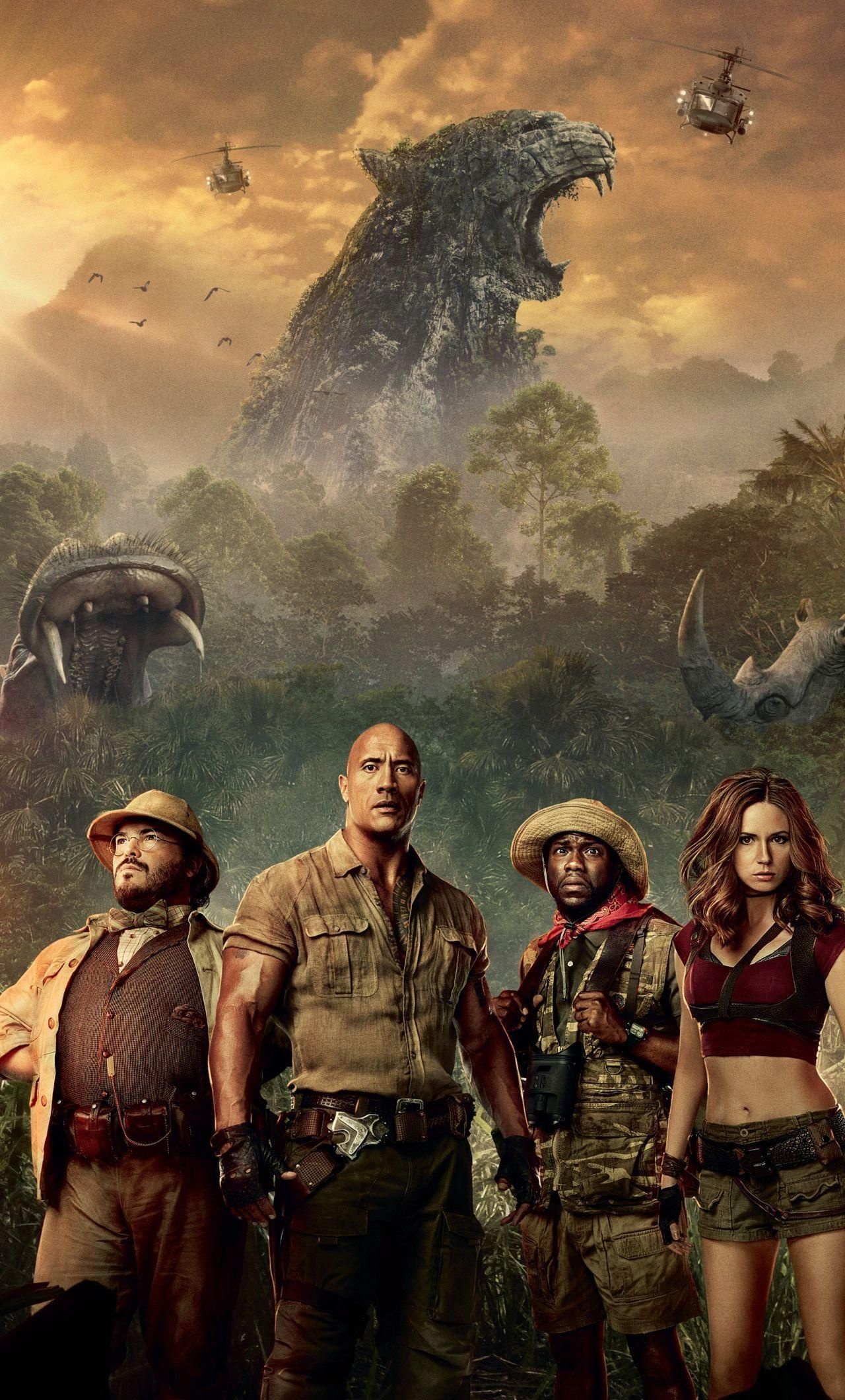 Jumanji: Welcome to the Jungle, Movie, Art of It, 1280x2120 HD Phone