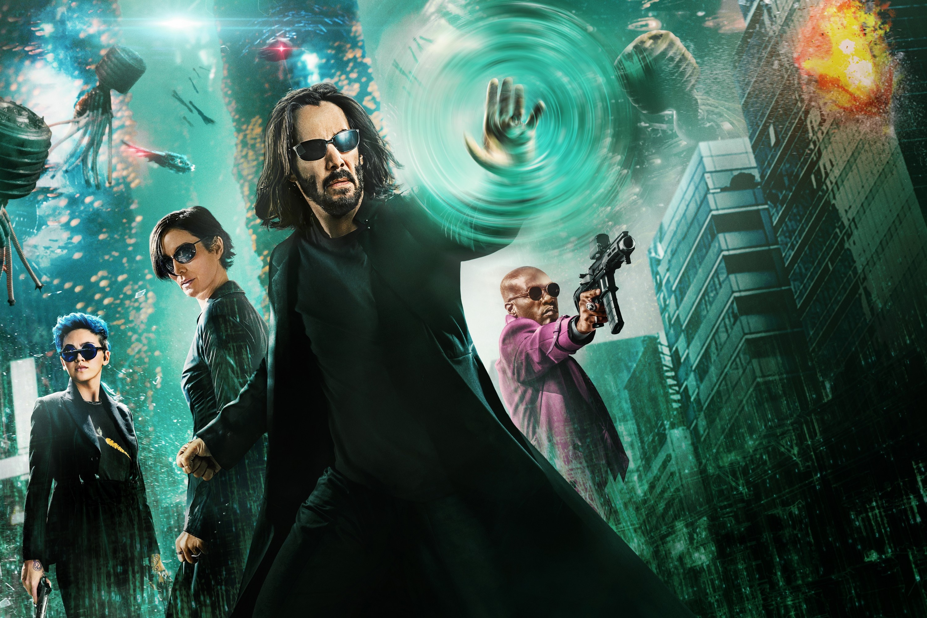 The Matrix Resurrections, HD Wallpaper, Sci-Fi Movie, 3000x2000 HD Desktop