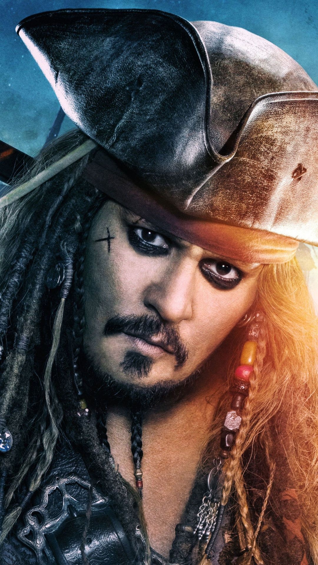 Captain Jack Sparrow, 4k wallpapers, Top backgrounds, 1080x1920 Full HD Handy