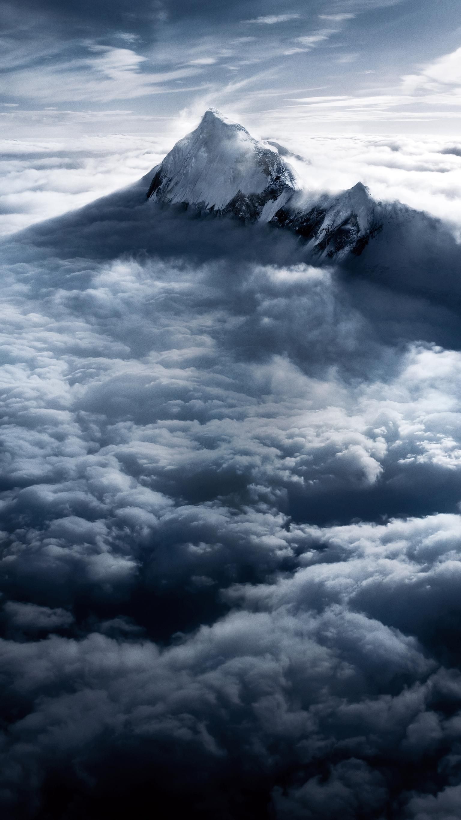 Tibetan Highlands, Everest iPhone wallpapers, Majestic peak, Breathtaking view, 1540x2740 HD Phone