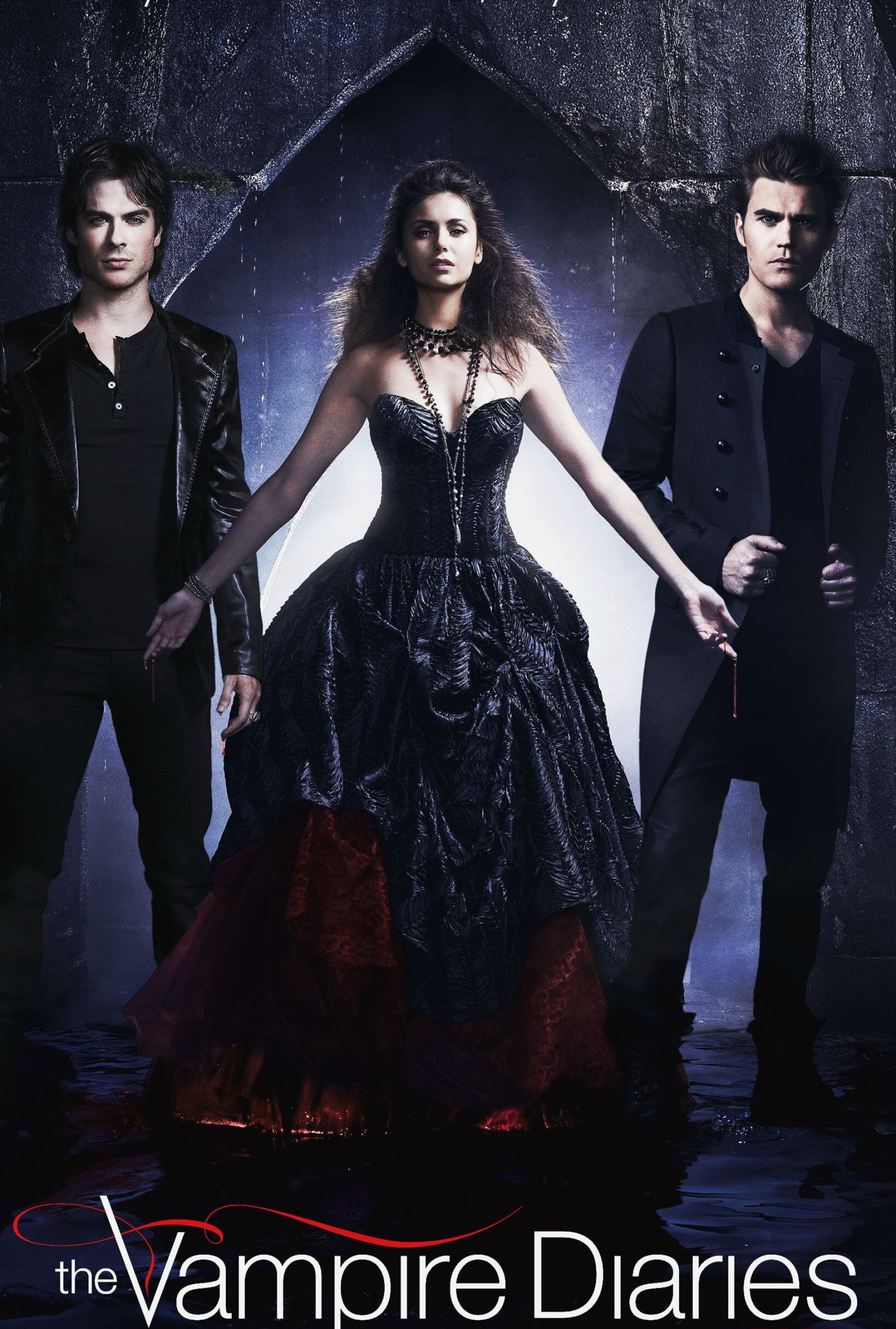 The Vampire Diaries (TV Series): Commercial Poster, Salvatore Brothers, The Main Characters, The Undeads. 2030x3000 HD Wallpaper.