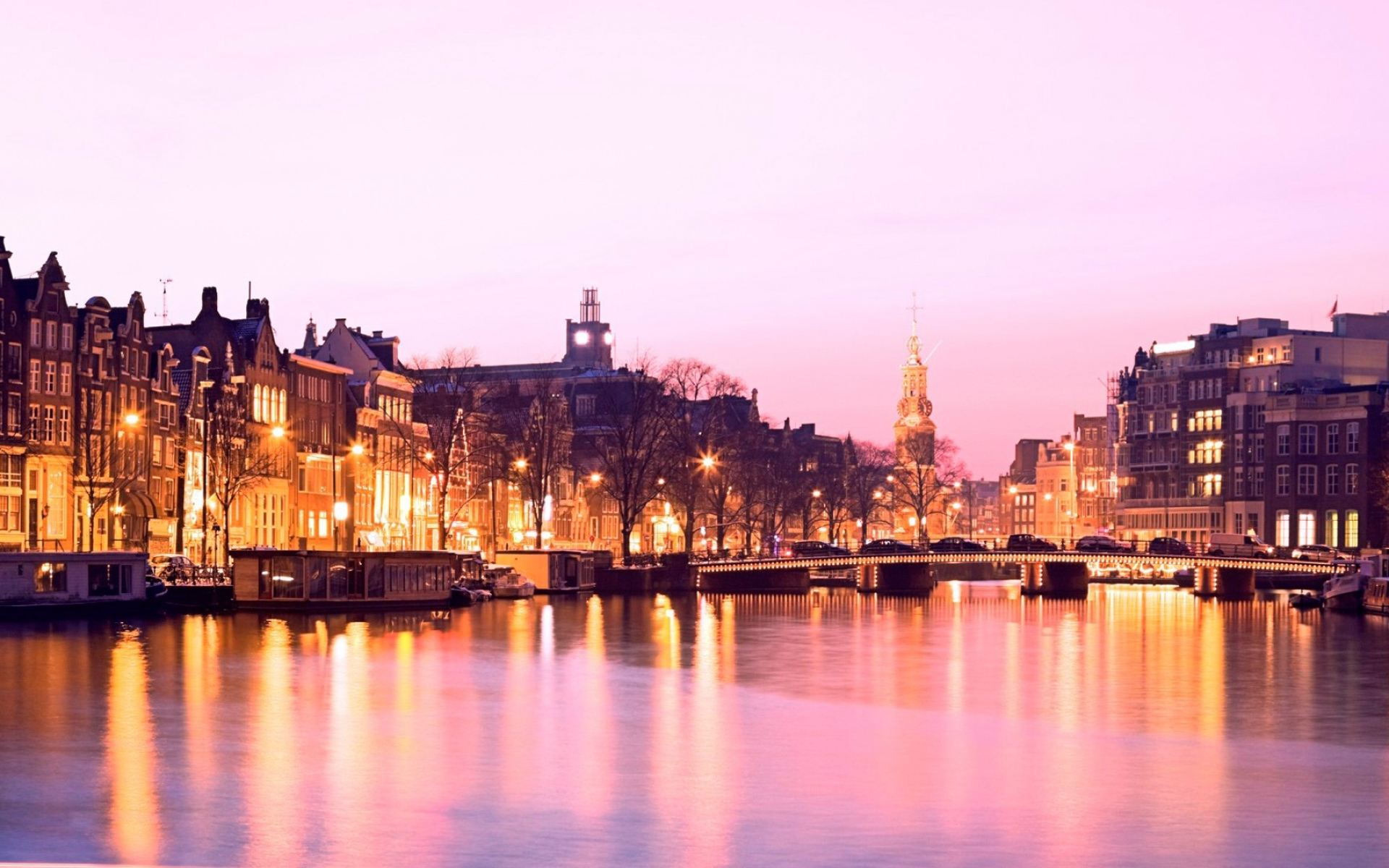 Amsterdam Skyline, iPhone wallpaper, Canal views, Travel inspiration, 1920x1200 HD Desktop