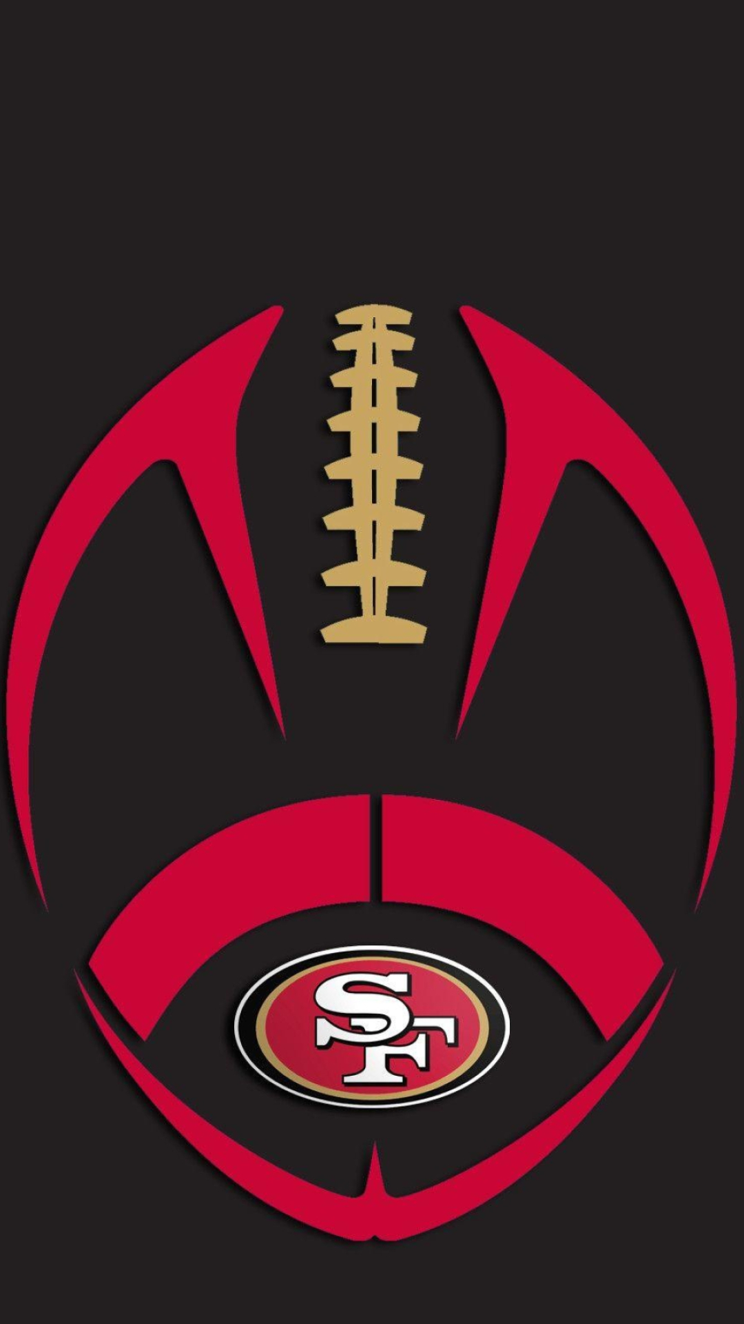 49ers logo, Sports pride, Football team wallpapers, Nawpic, 1080x1920 Full HD Handy